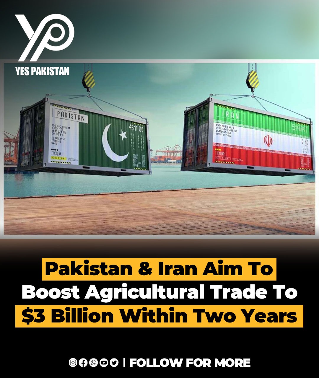 Yes Pakistan - Pakistan and Iran have set an ambitious... | Facebook