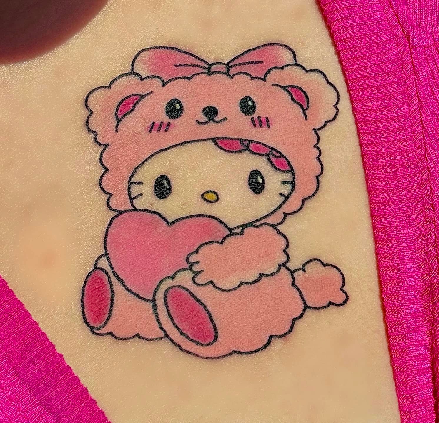 Hello kitty tattoo🎀🌷✨