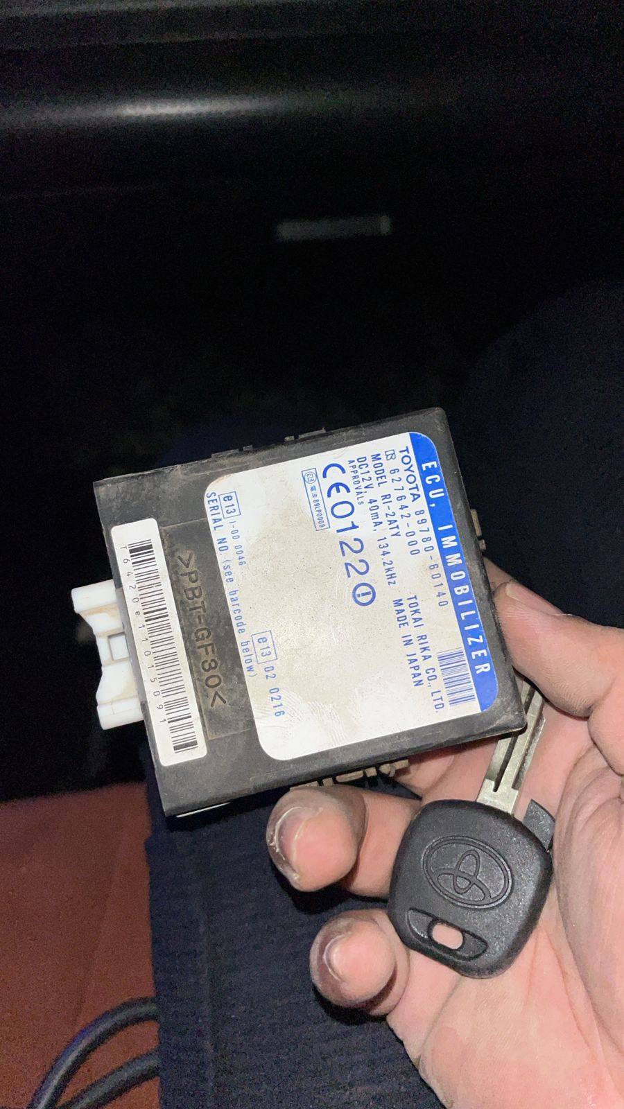 Land Cruiser security light issue after immo reset