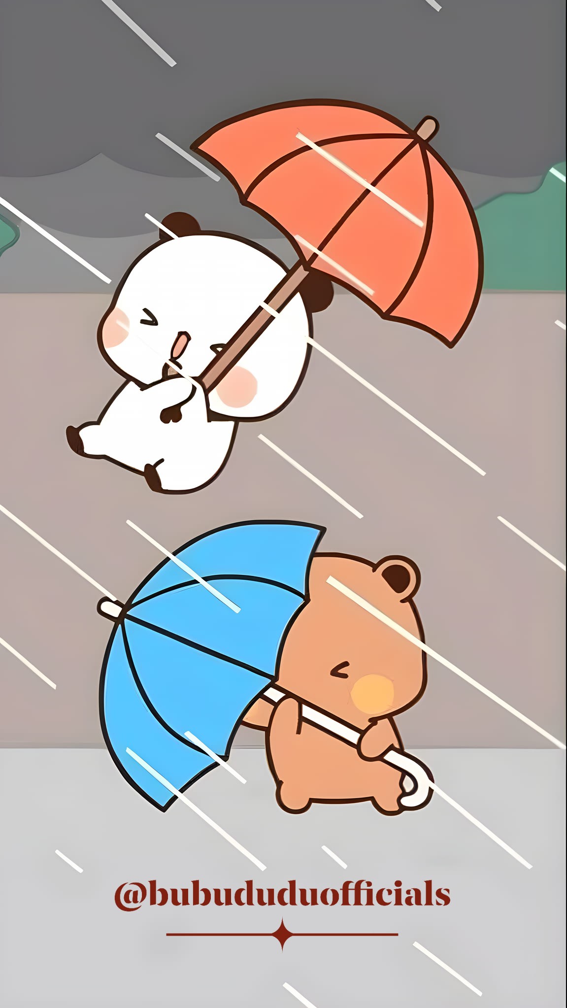 BUBU - The rain poured heavily from the dark sky, making the streets ...