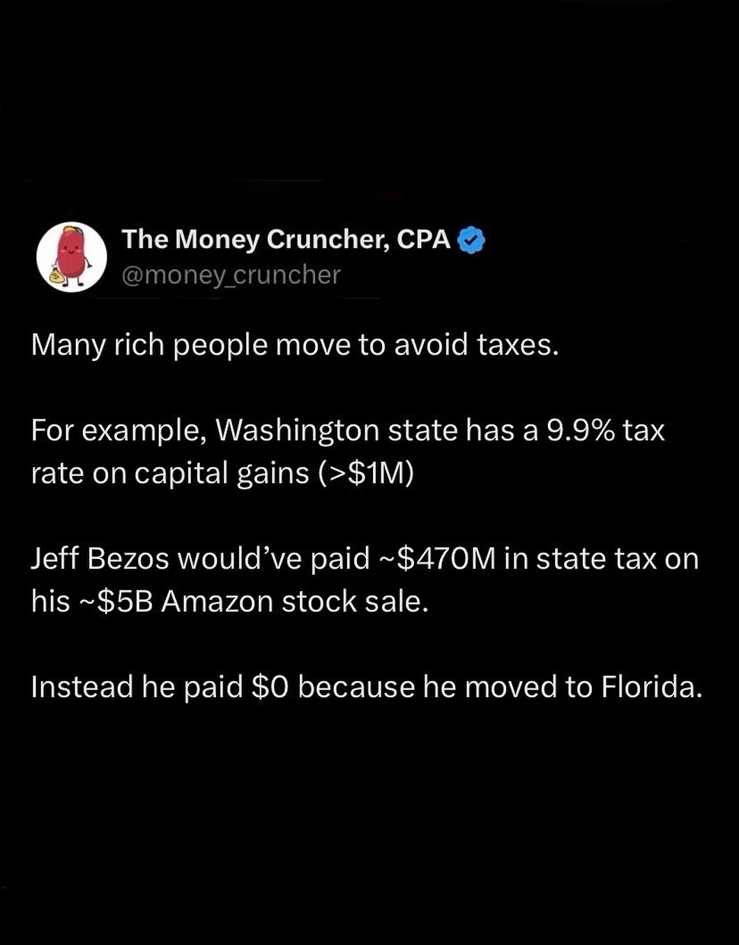 The Money - Rich people move to avoid millions of taxes. Not all, but ...
