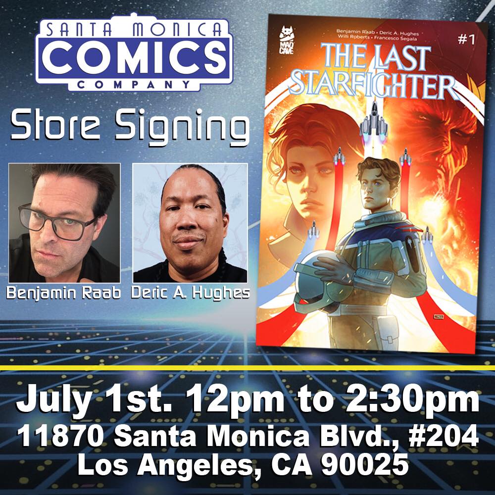 The Last Starfighter comic book signing at Santa Monica Comics