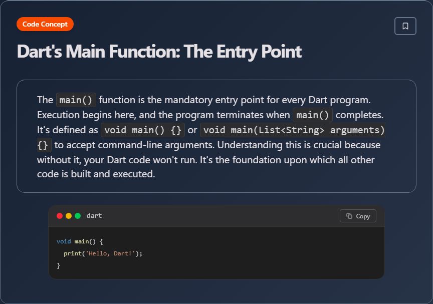 TechieLearns - 🚀 Variables and Data Types (Dart) Dart is a statically ...