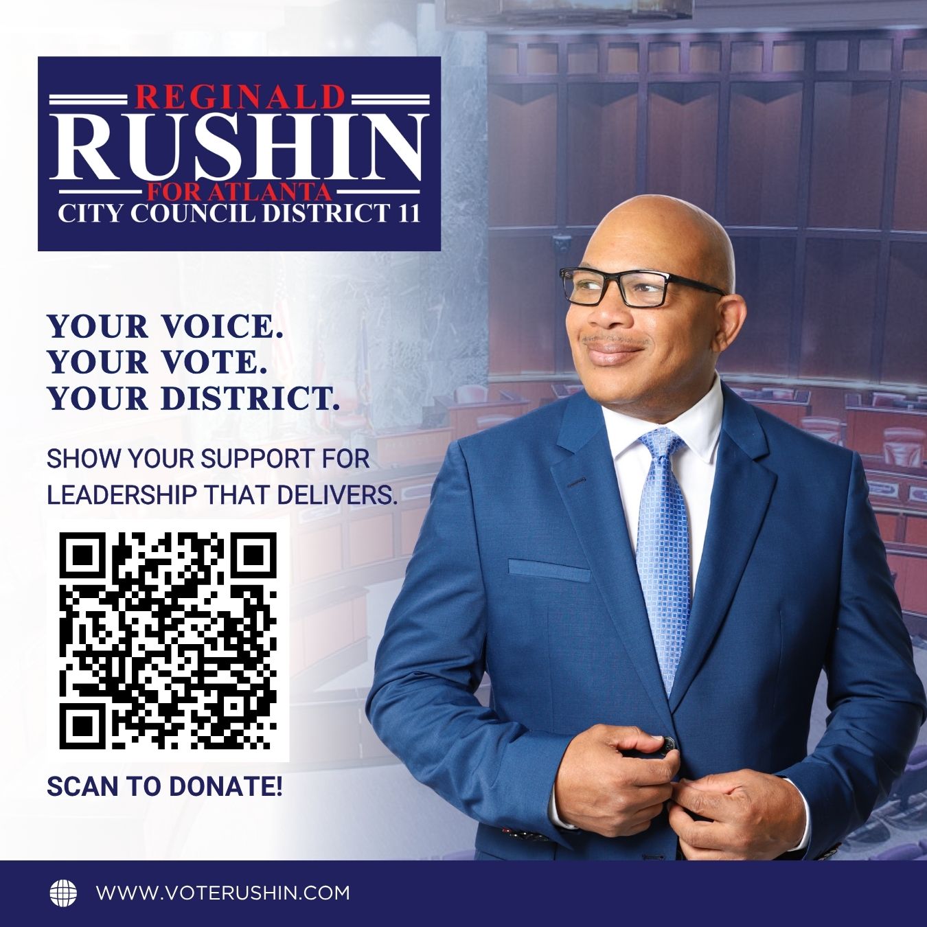 Reginald Rushin for Atlanta