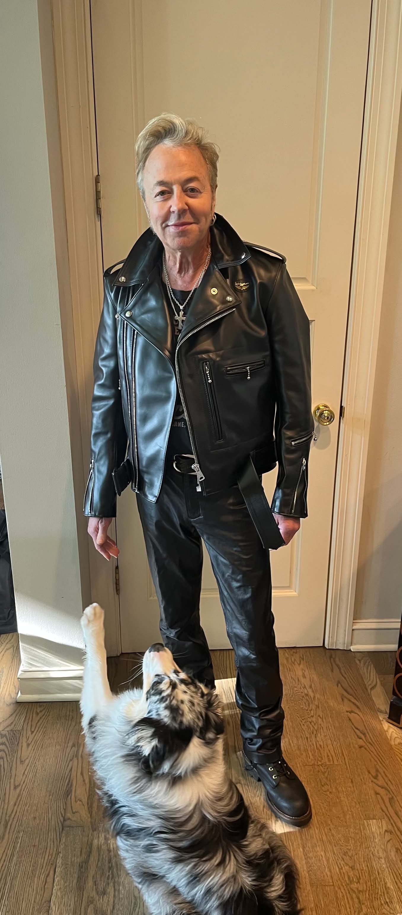 New Lewis Leathers jacket for motorcycle ride