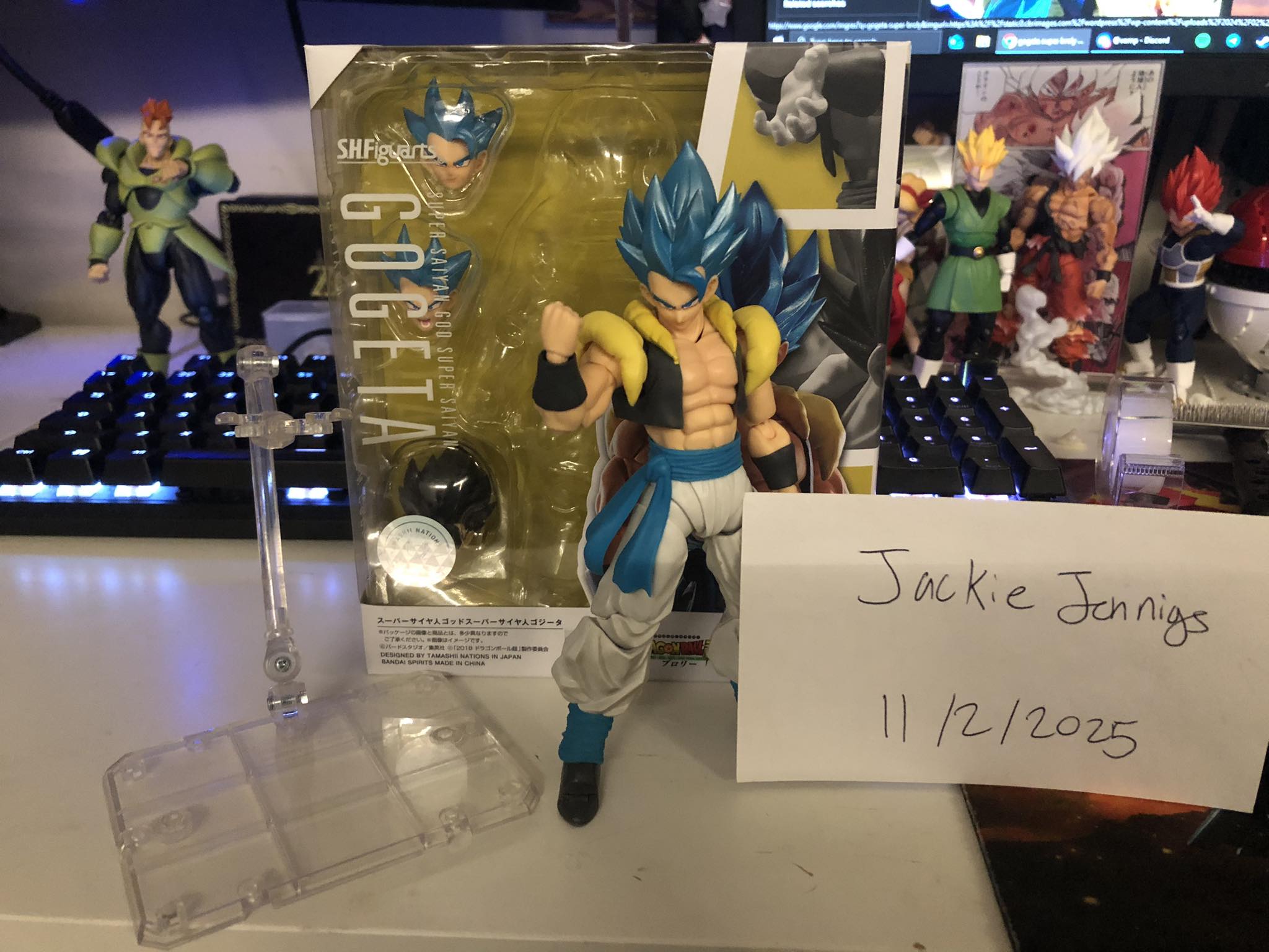 Trade for Kamione Gogeta Blue with SHF Gogeta Blue