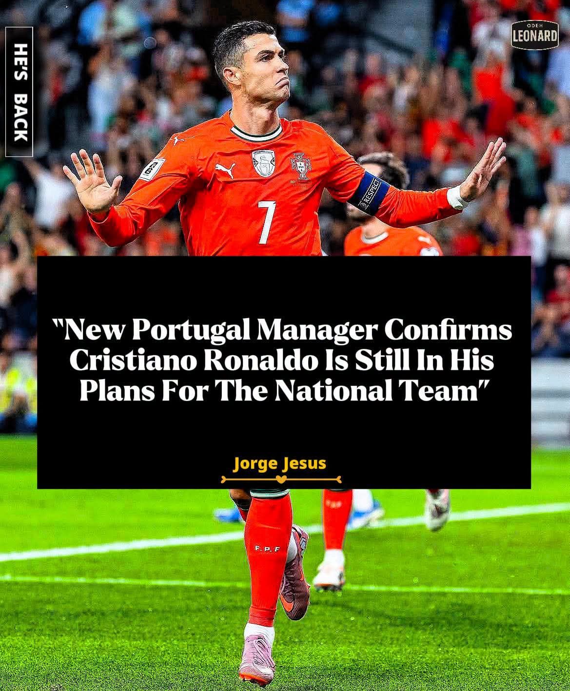 Cristiano Ronaldo in Portugal's plans for 2030 FIFA World Cup