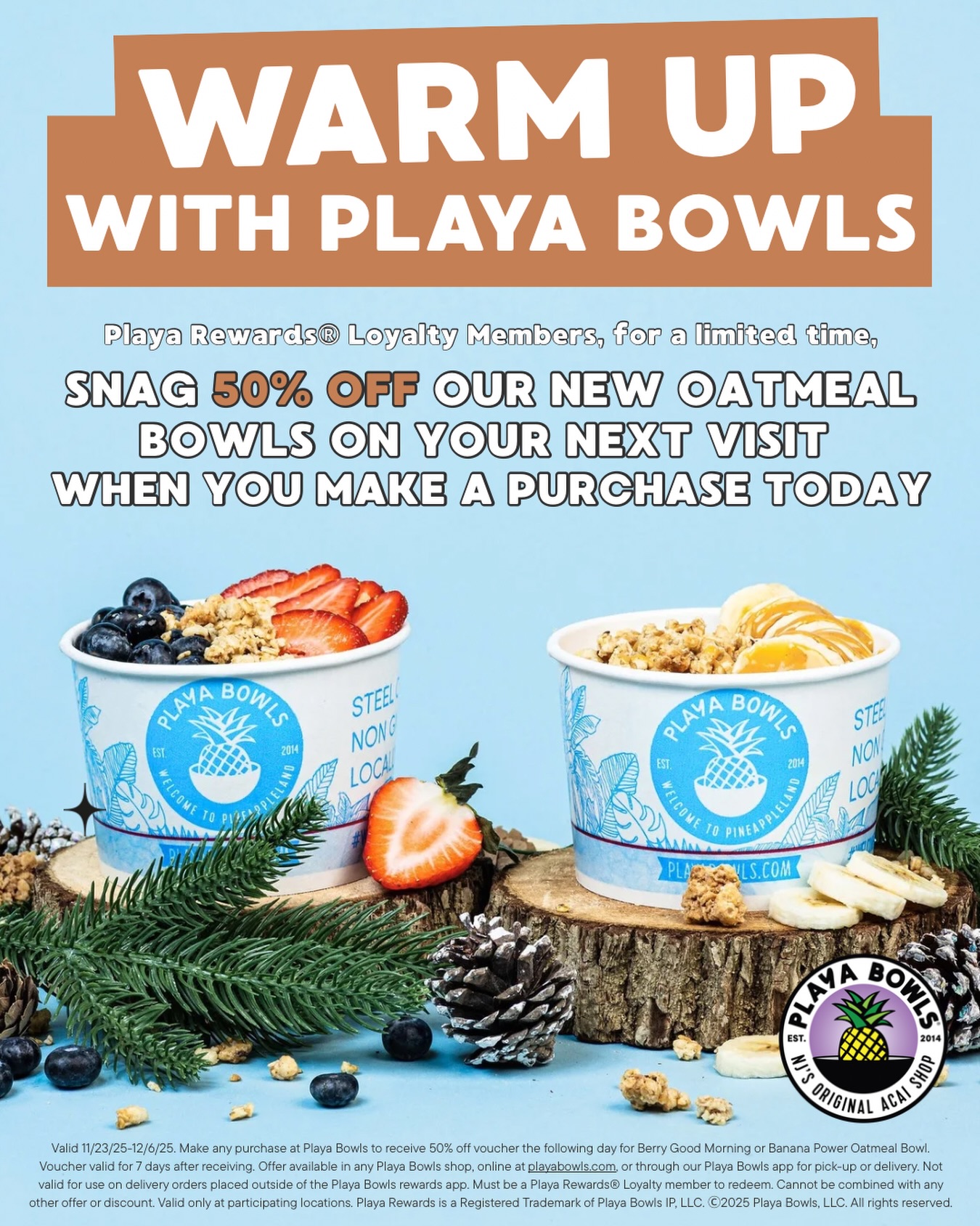Playa - Warm up season just got way sweeter ️🔥 Rewards Members: grab 50 ...