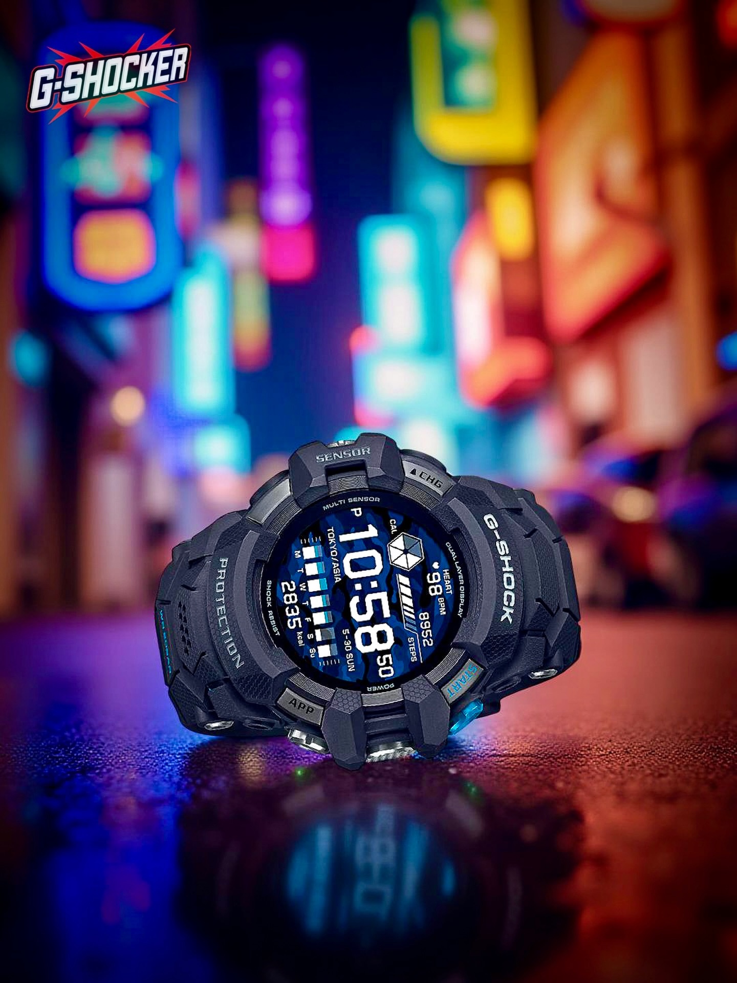 As promised, here is a closer look at the G-Shock Smartwatch GSW 