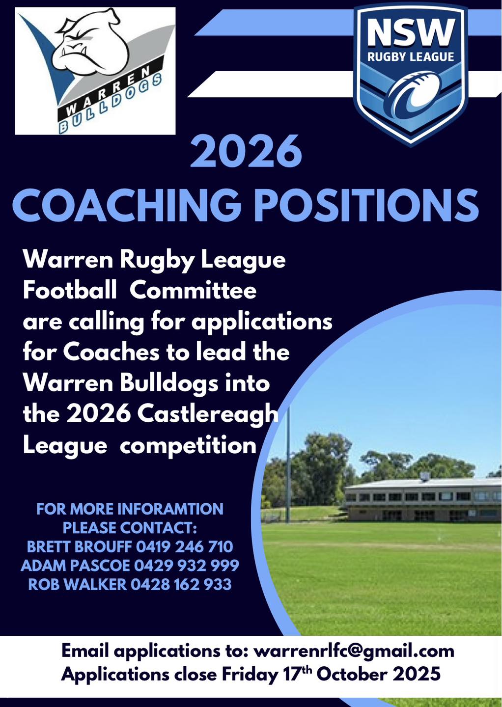 Warren Bulldogs Senior Rugby League | Warren NSW