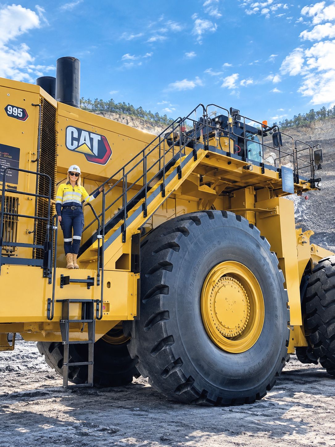 The Caterpillar Inc. 994K is a massive wheel loader introduced in