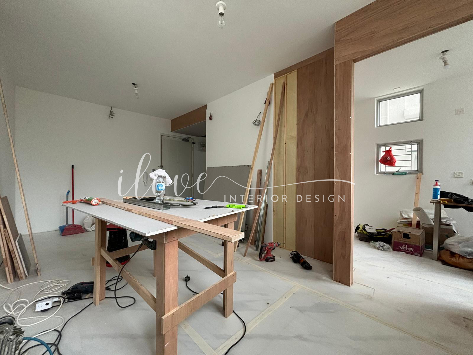 #居屋裝修【如火如荼施工中｜啟鑽苑】 裝修過程大揭秘‼️... - iLove Interior Design