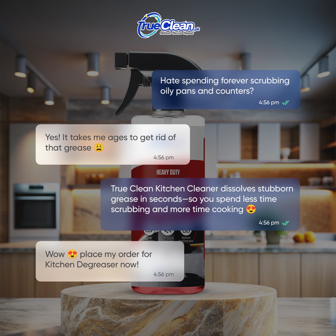 True Clean - Grease happens. Mess builds up. But clean?... | Facebook