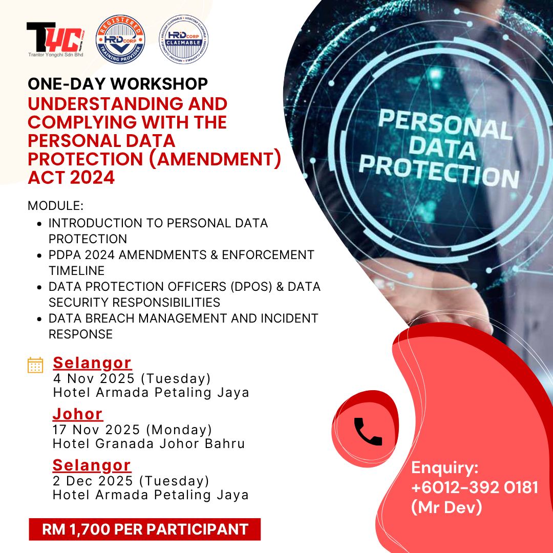 HUMAN RESOURCE MANAGEMENT | 🚨 **PDPA Compliance Workshop** | Facebook