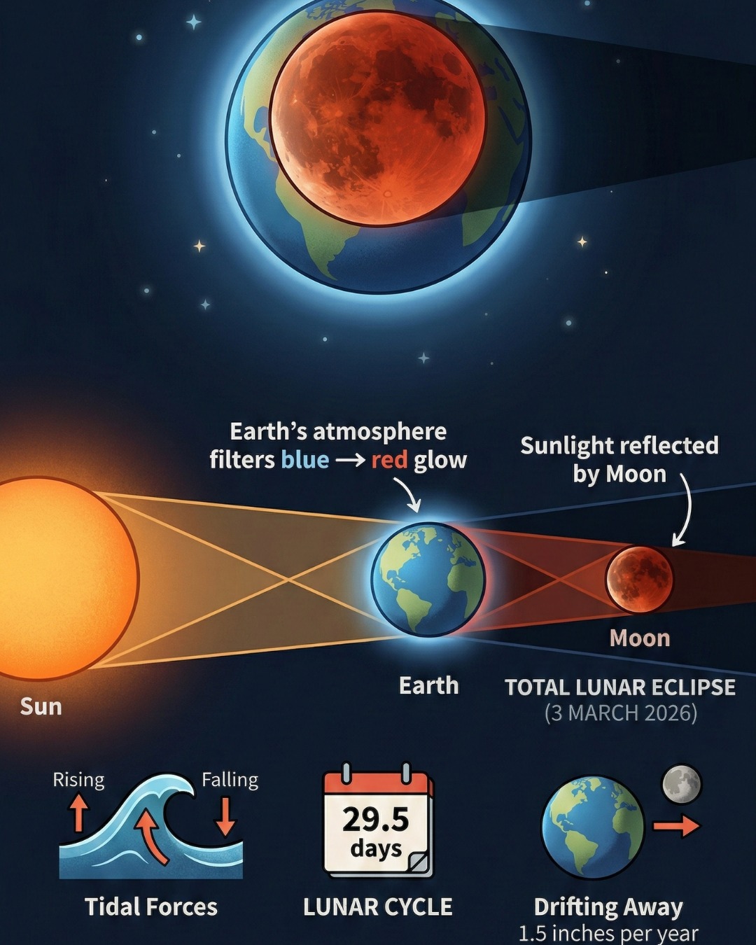Moonlit Nature - 🌕 3 MARCH 2026 – FUN MOON FACTS YOU... | Facebook
