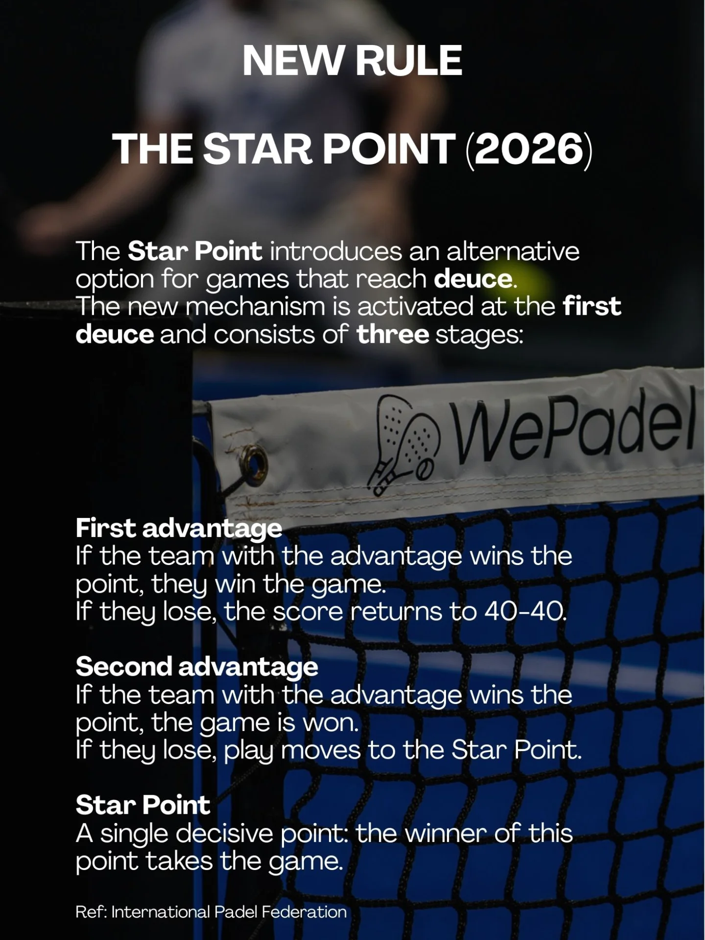 WePadel - Padel is evolving! 🎾 Say hello to the “Star Point.” The ...