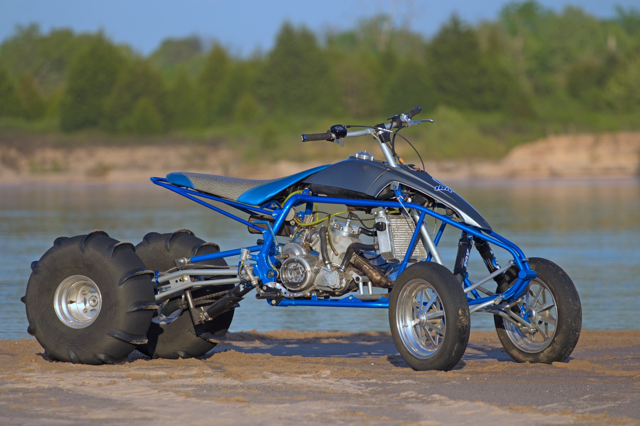 Dave - Did all the chassis mods built the swing arm and a arms and ...