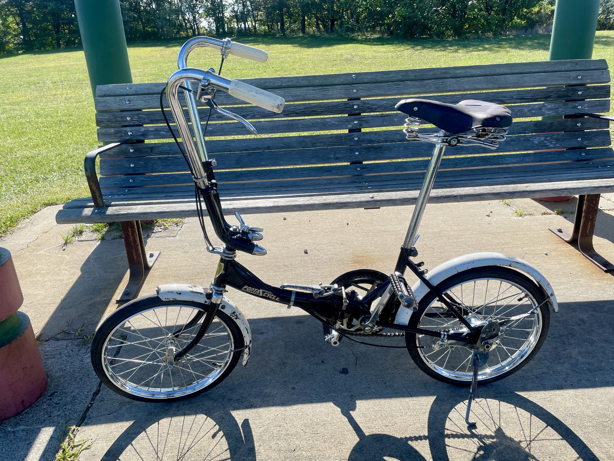 Vintage Katakura silk fold-up bicycles from 1960s