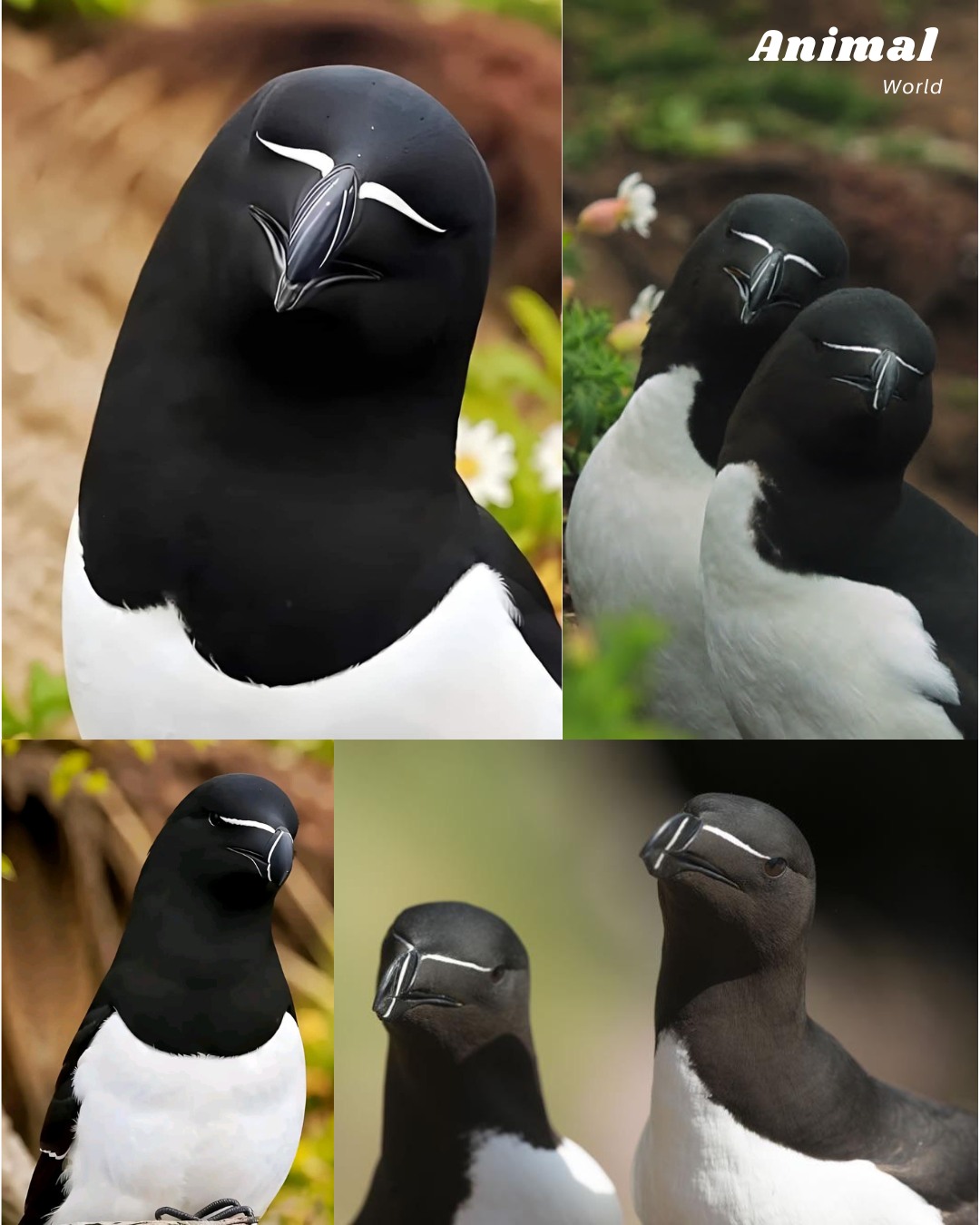 Animal World - 🐦 Razor-Billed Auk – The Beak That Rules... | Facebook