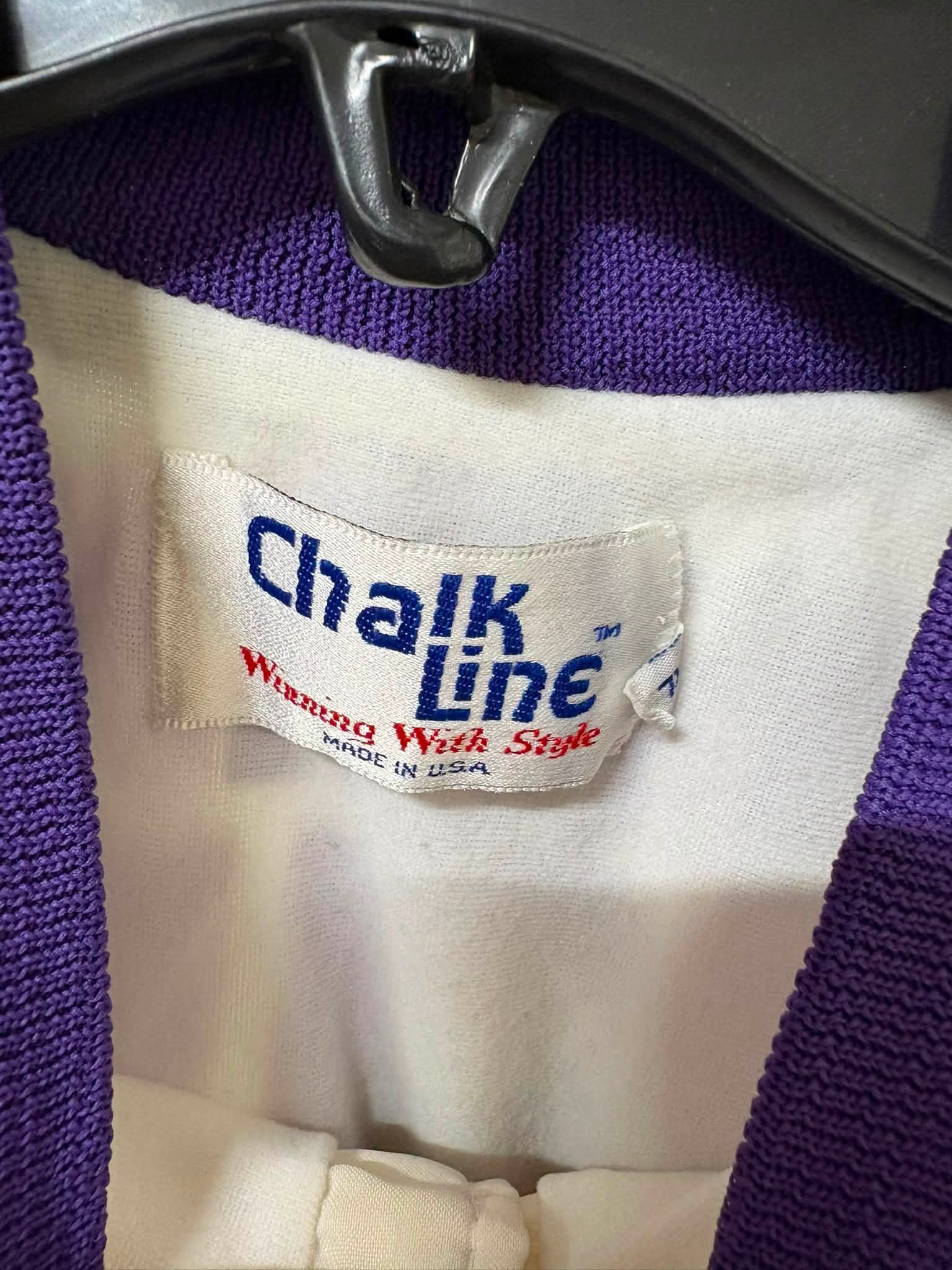 Vintage 90s Minnesota Vikings AOP chalk line jacket for sale