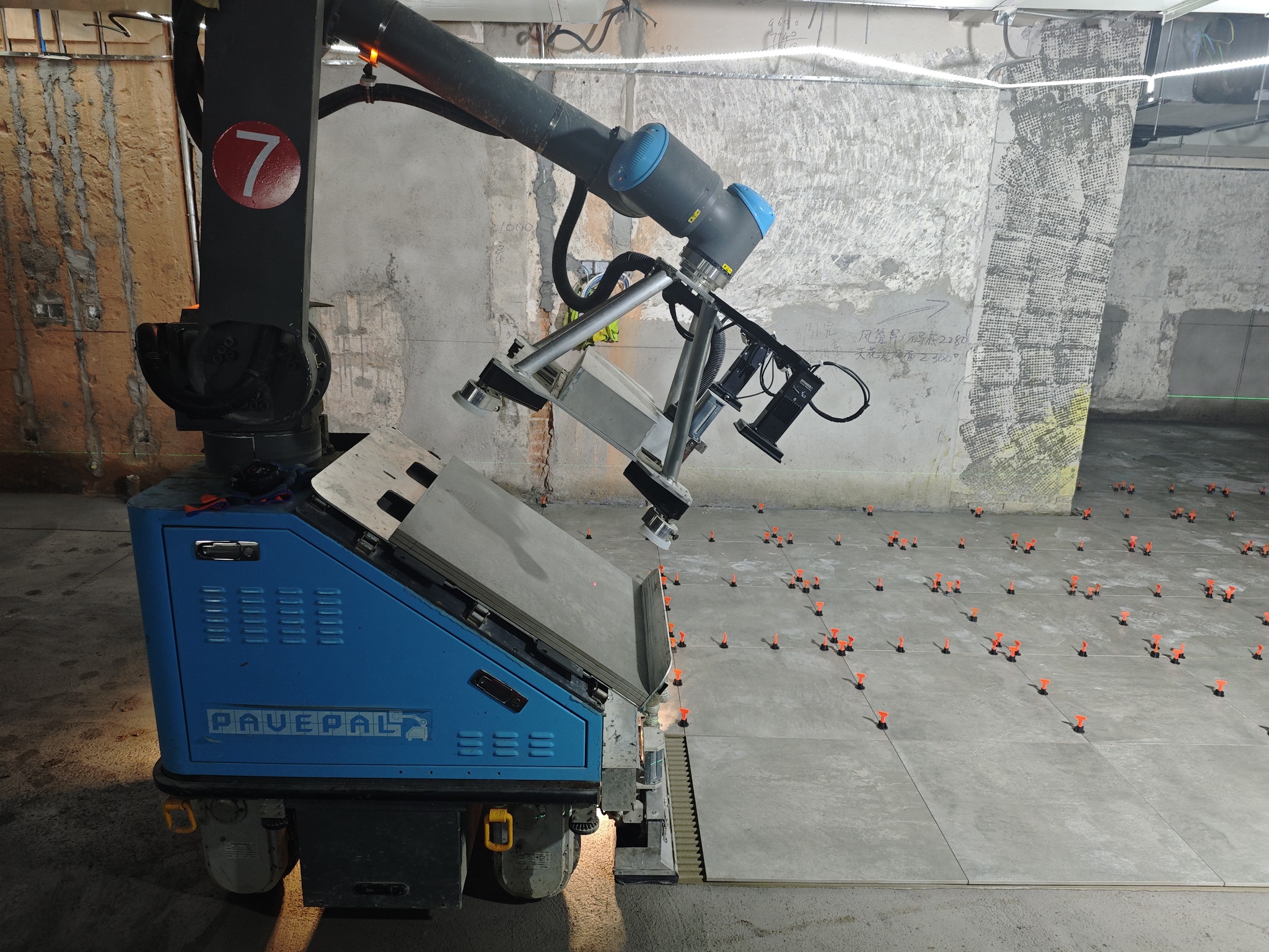 Pavepal's floor tile paving robot P900... - Partner Robotics | Facebook