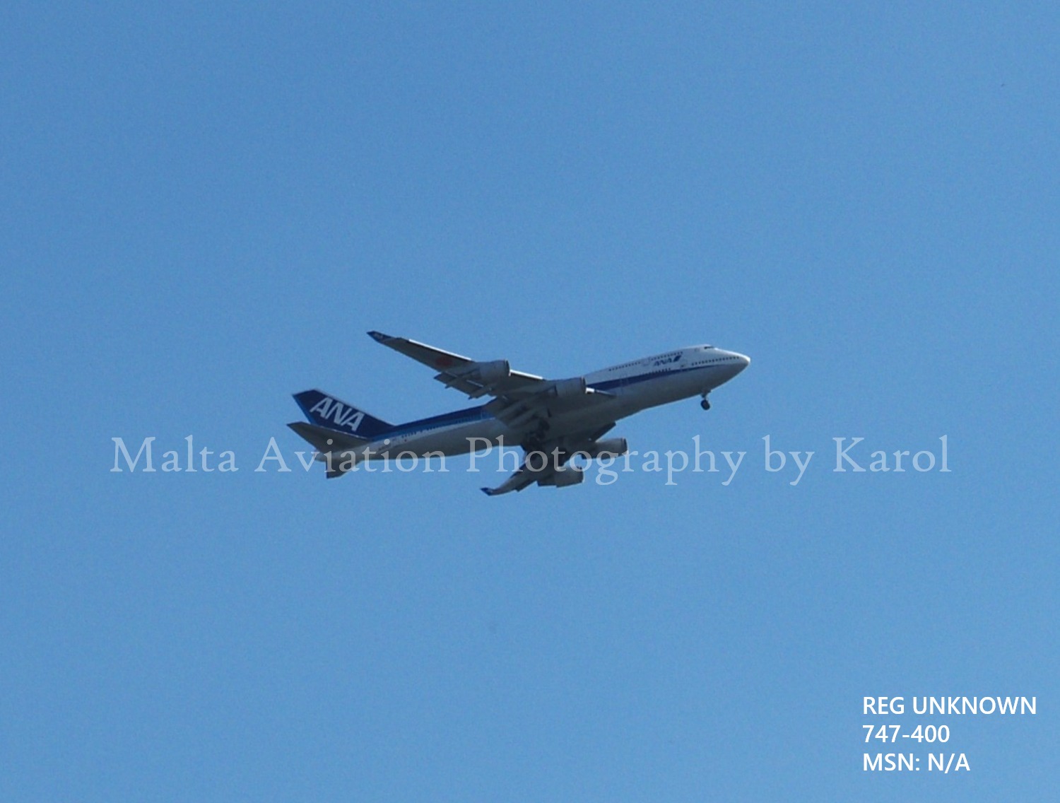 All Nippon Airways' Boeing 747 fleet history