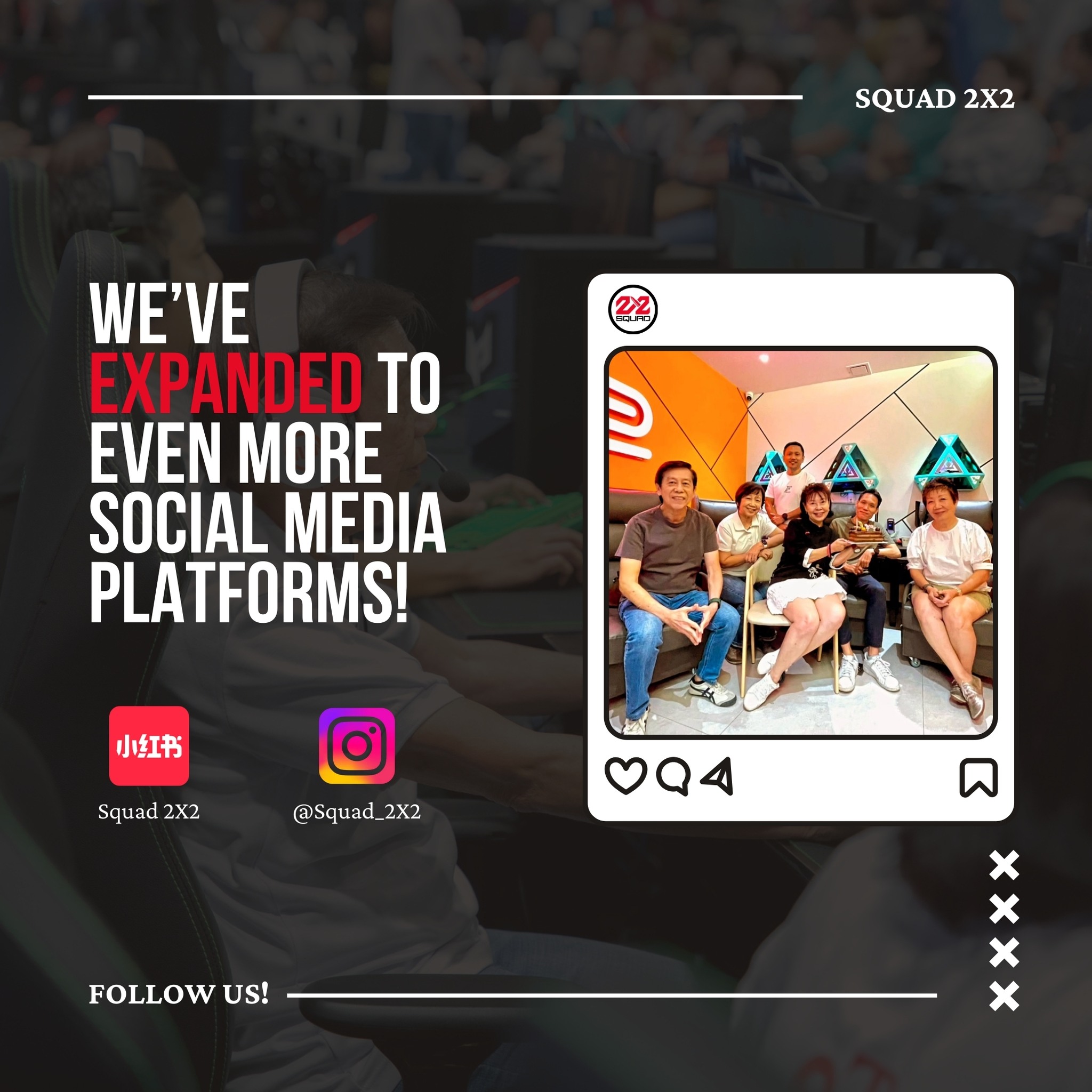 Squad 2X2 - 🔔 We’re Expanding Our Social Presence! We’re... | Facebook