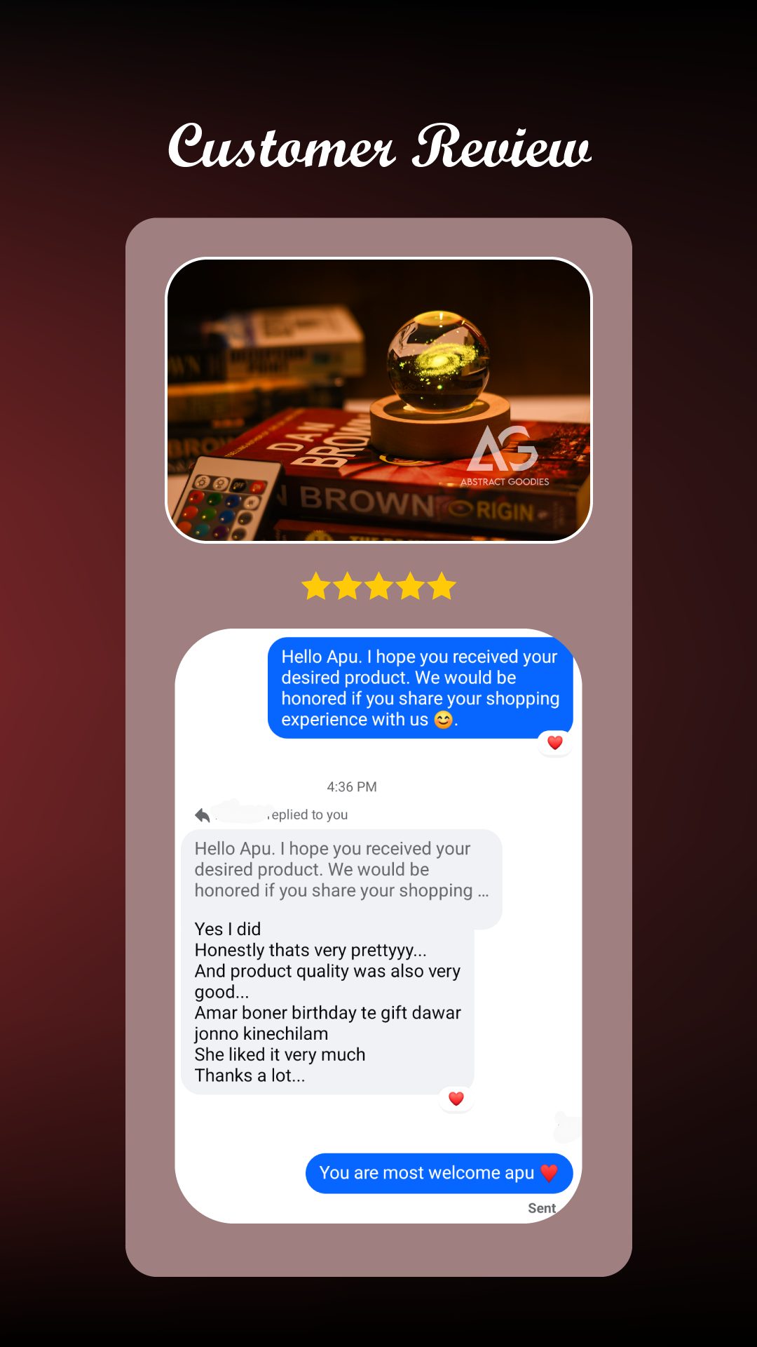 Our Customers Speak! The 3D... - Abstract Goodies | Facebook