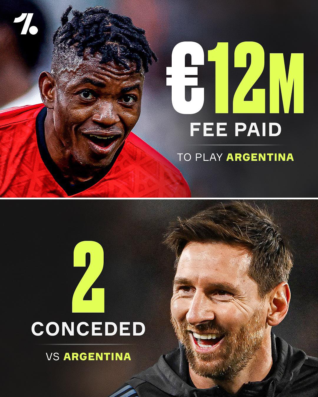 Ruben Amorim | 🚨Angola paid €6m per goal conceded to host Argentina in ...