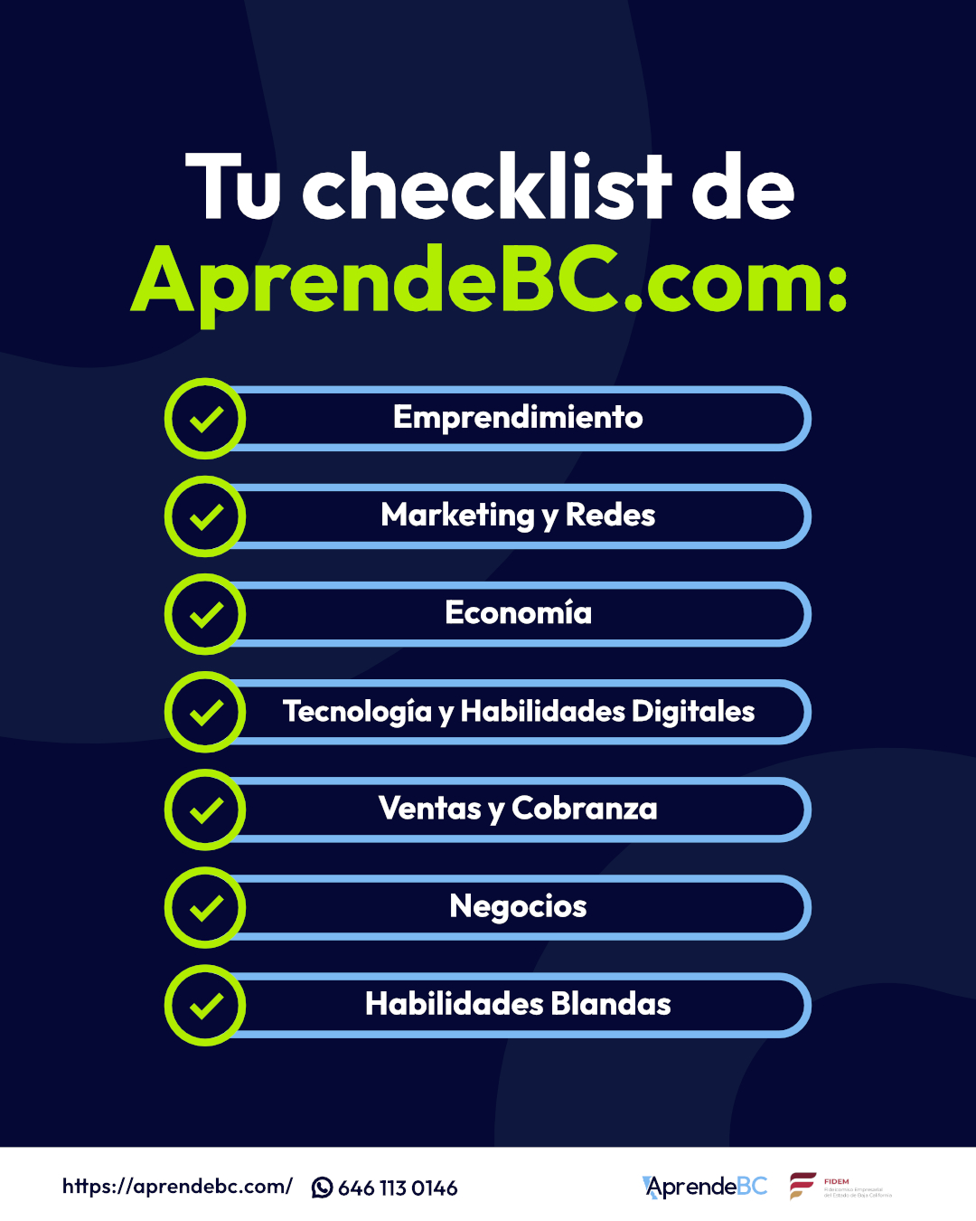 Aprendebc - ¡Arma tu propio check list de aprendizaje! Descubre en ...