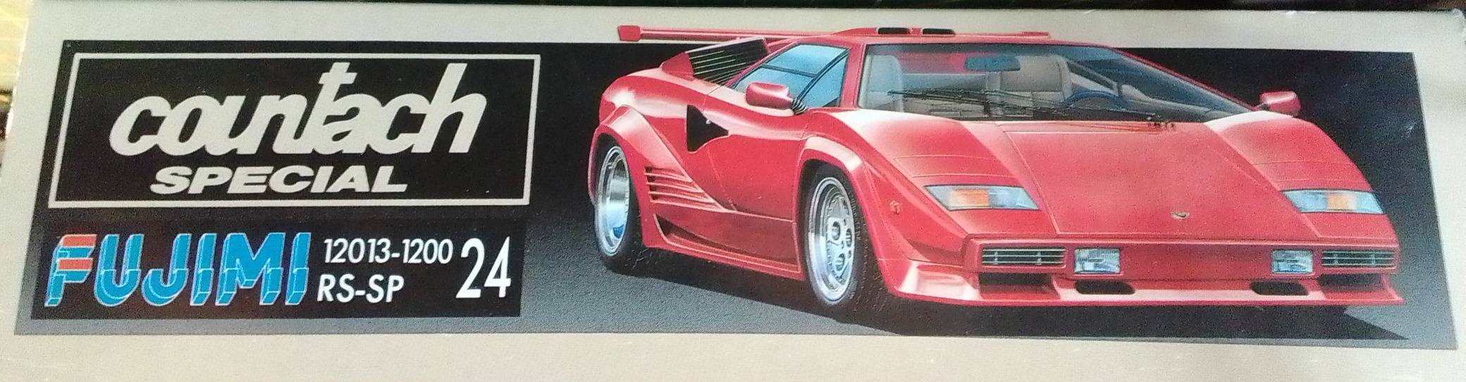 Fujimi 1/16 scale Lamborghini Countach model build