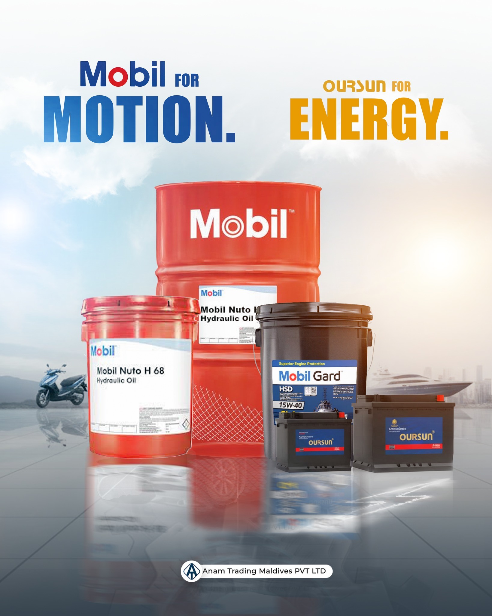 Anam - Built for hard work, built for the Maldives. Mobil keeps your ...