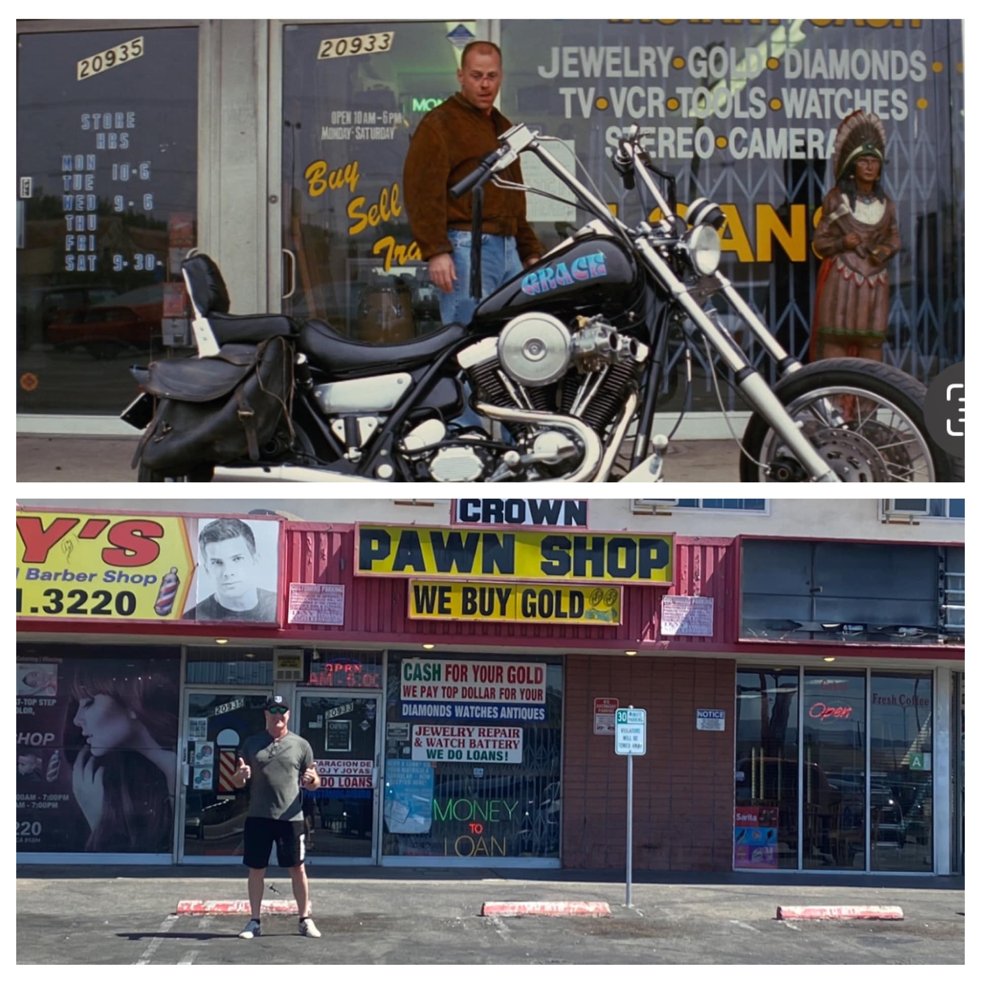 Pulp Fiction's Crown Pawn Shop film location