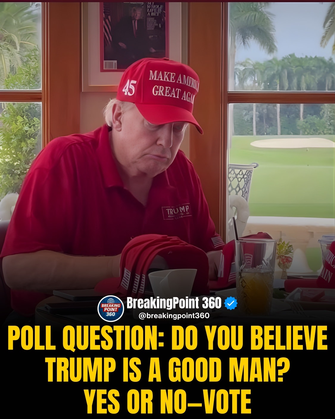 🚨 BE HONEST: IS TRUMP A GOOD MAN? A... - BreakingPoint 360 | Facebook