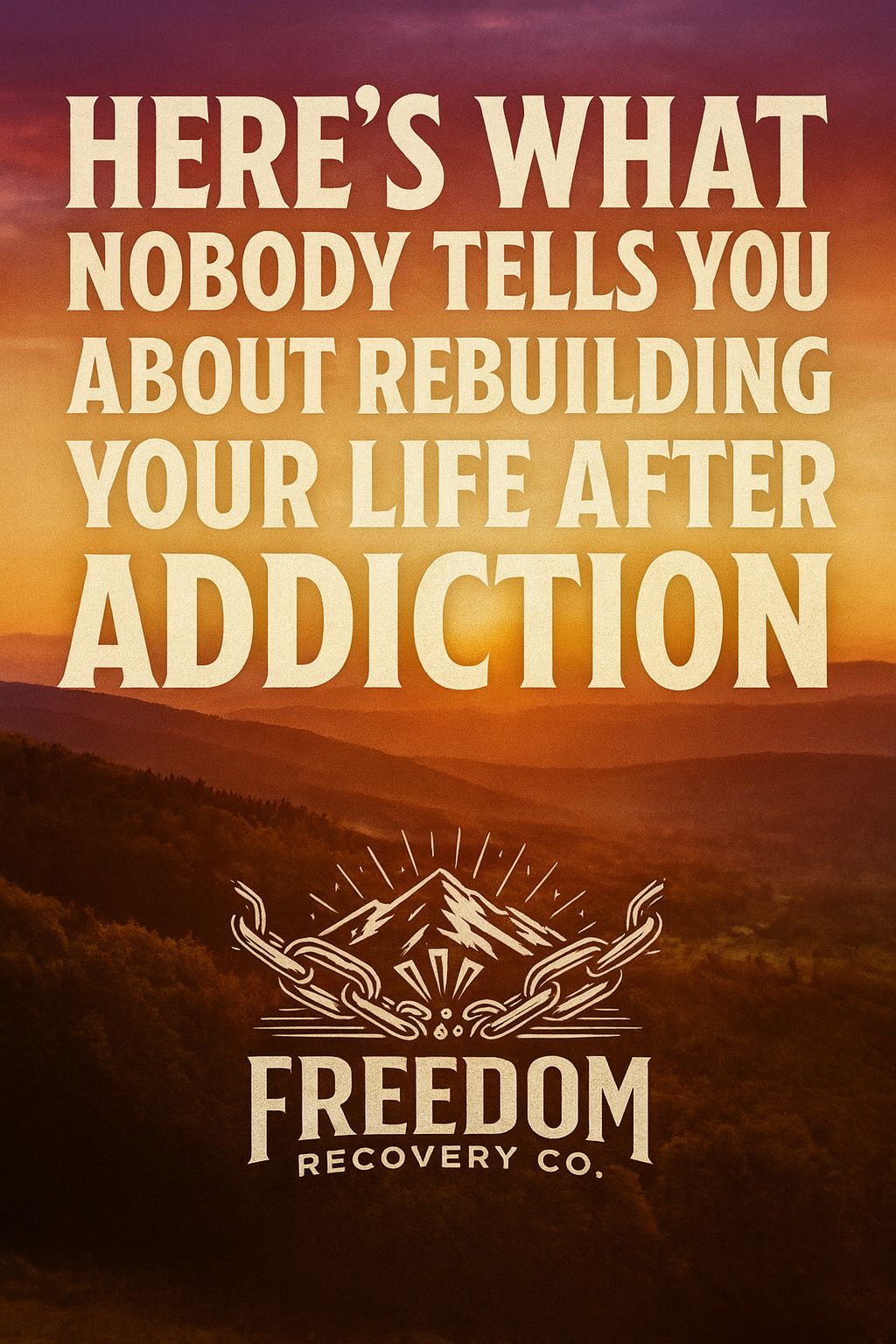 Freedom - Here’s what nobody tells you about rebuilding your life after ...
