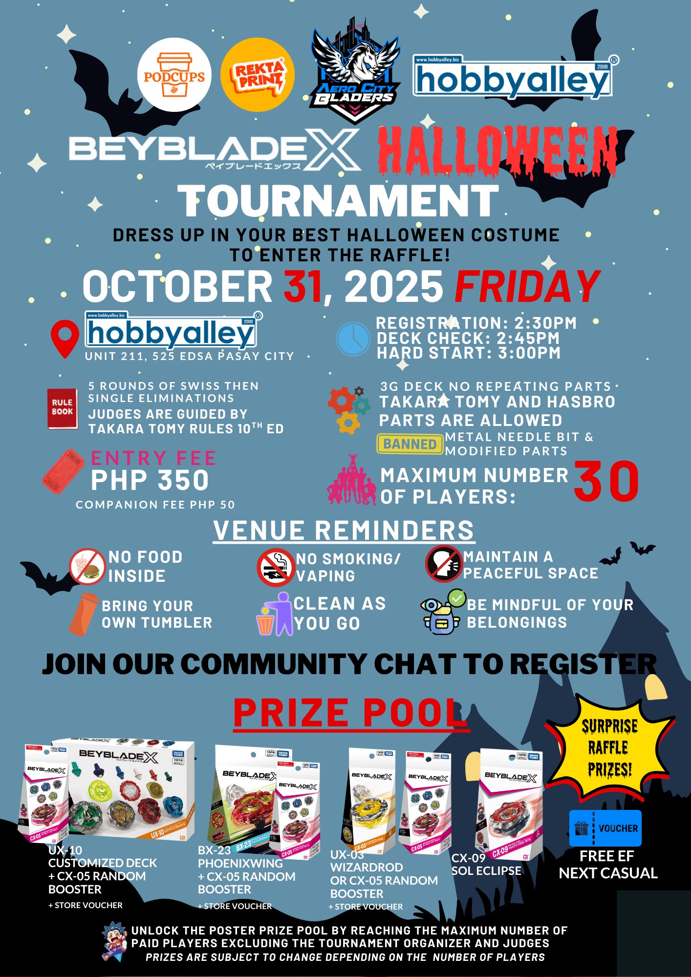 Aero - The Aero City Bladers Halloween Tournament is creeping into ...