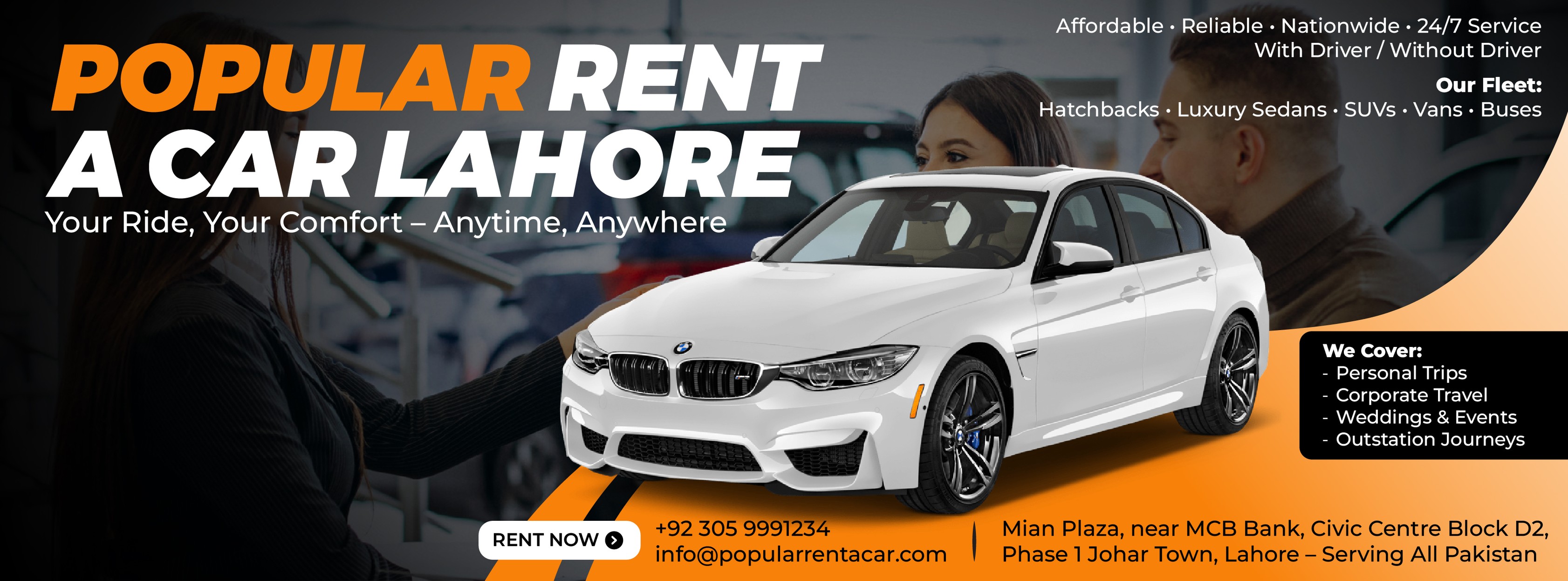 Popular Rent Car Pakistan