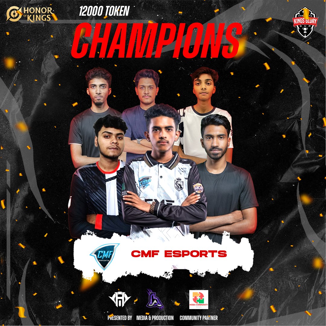 HIGH - 👑 KINGS' GLORY CUP CHAMPIONS 👑 The unstoppable CMF ESPORTS reign ...