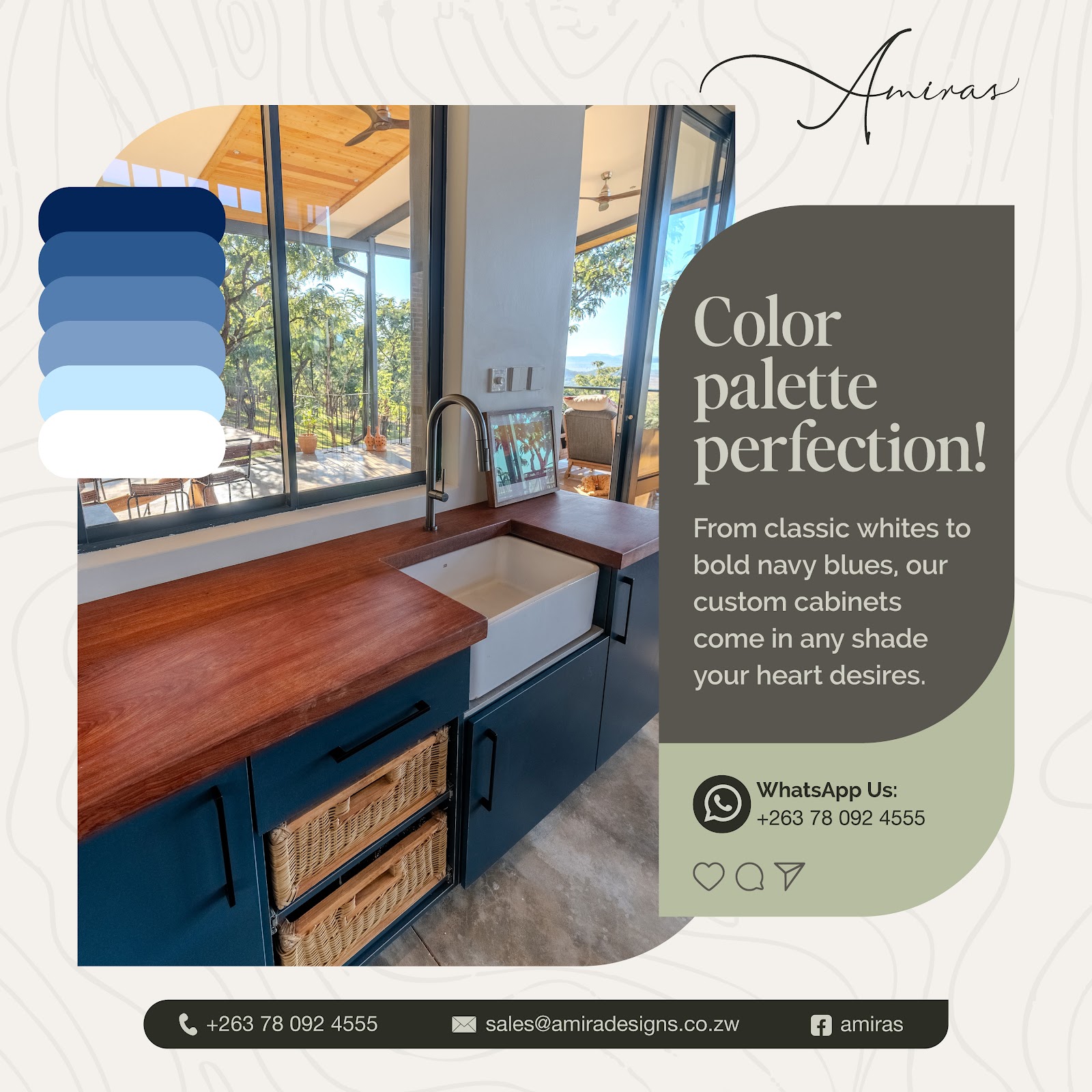 Amiras - Color palette perfection! From classic whites to bold navy ...