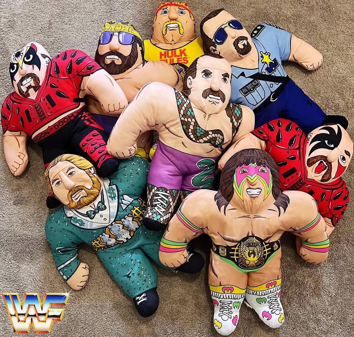 Remember the WWF Wrestling Buddies? 🧸 🧸 🧸 🧸 🧸