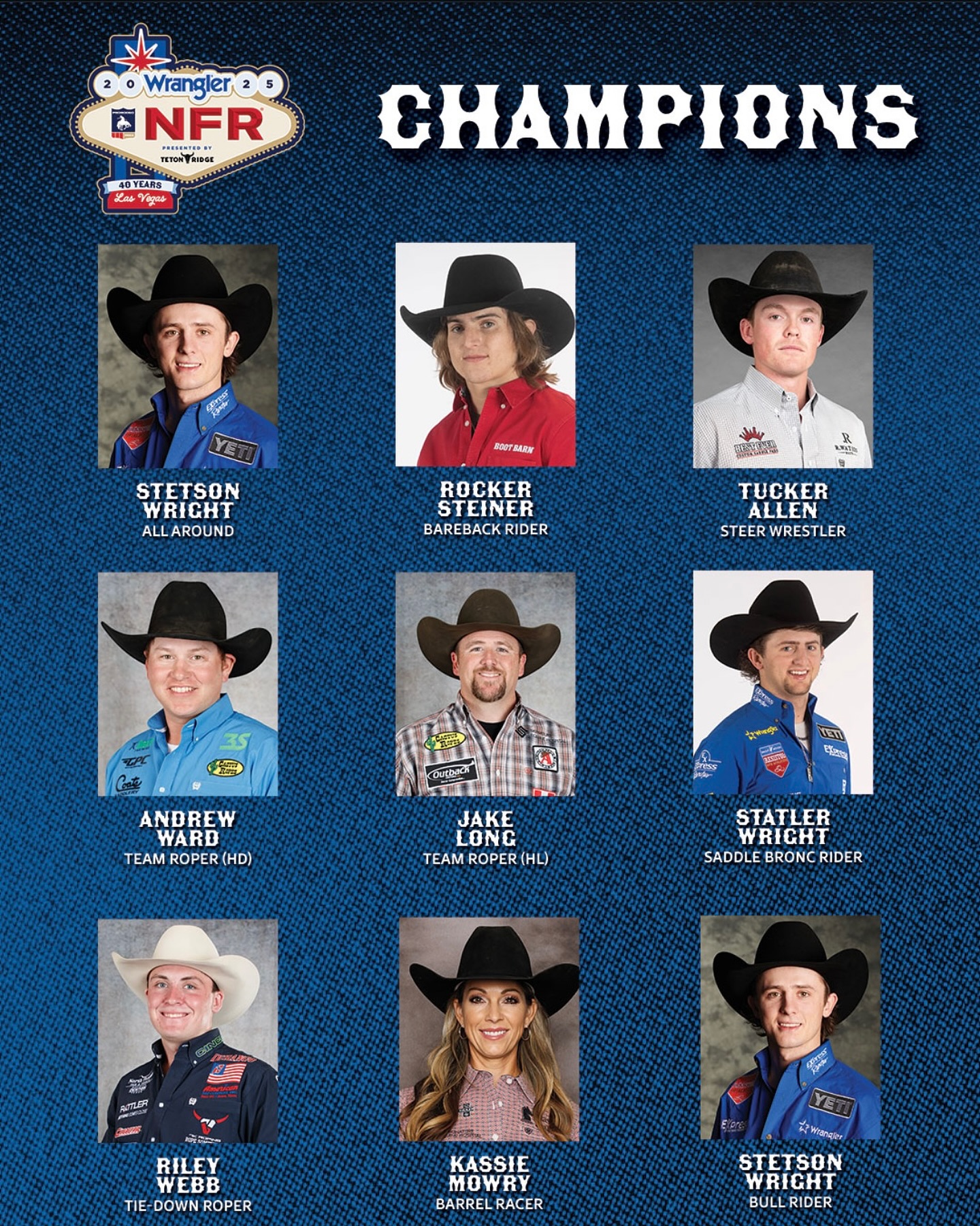 Outlaw - What an absolutely amazing NFR! Congrats to the champs! | Facebook