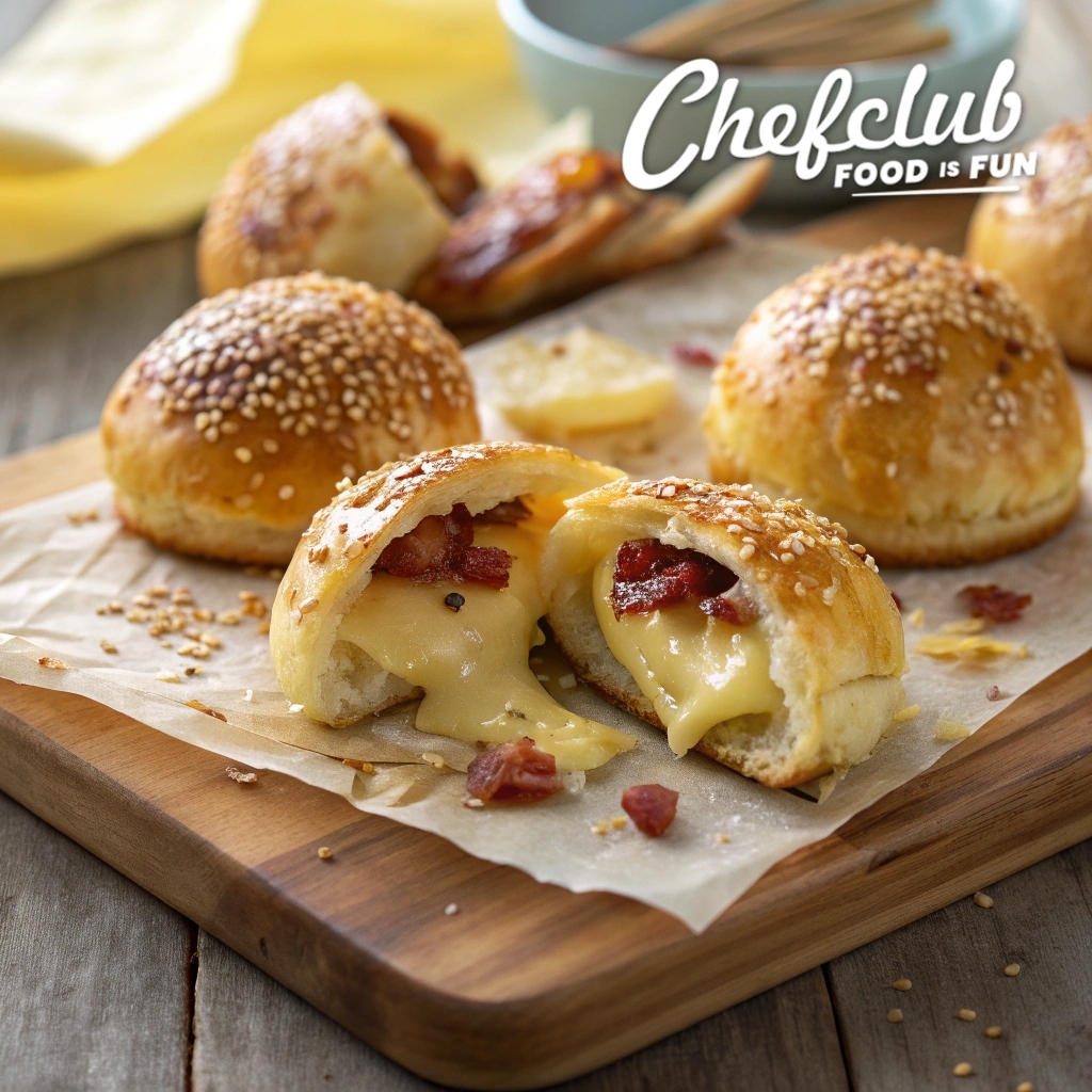 Chefclub - Explosion fondante : Boules feuilletées raclette & bacon 🧀🥓🔥 ...