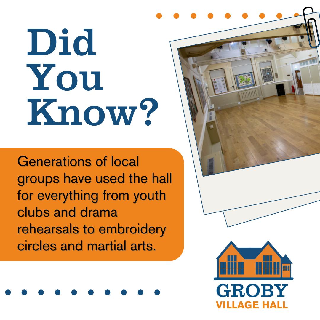 🏛️ Did You Know? Groby Village Hall... - Groby Village Hall | Facebook