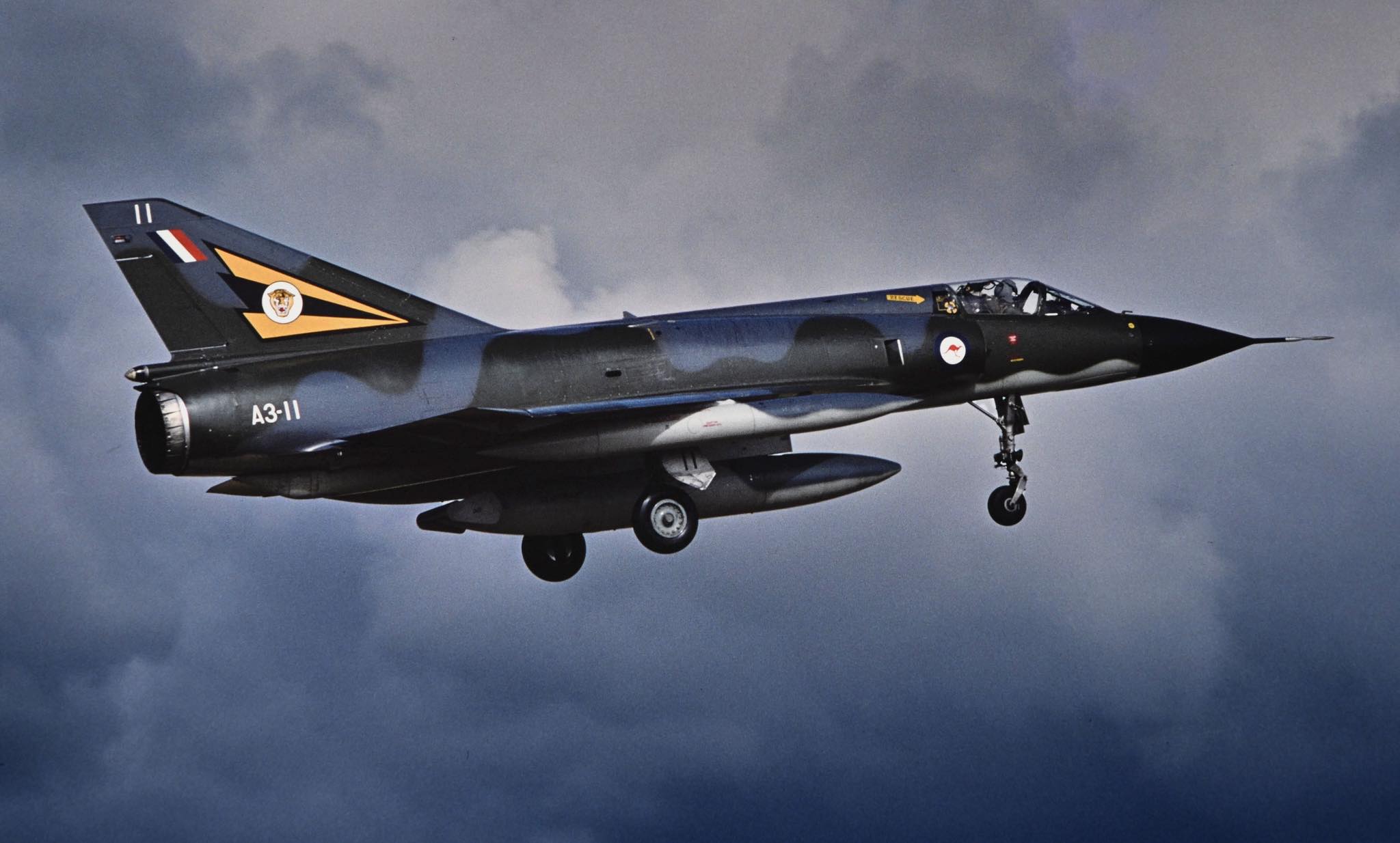 Footeographer - Dassault Mirage IIIO(F), A3-11, 2 OCU, crosses the the ...