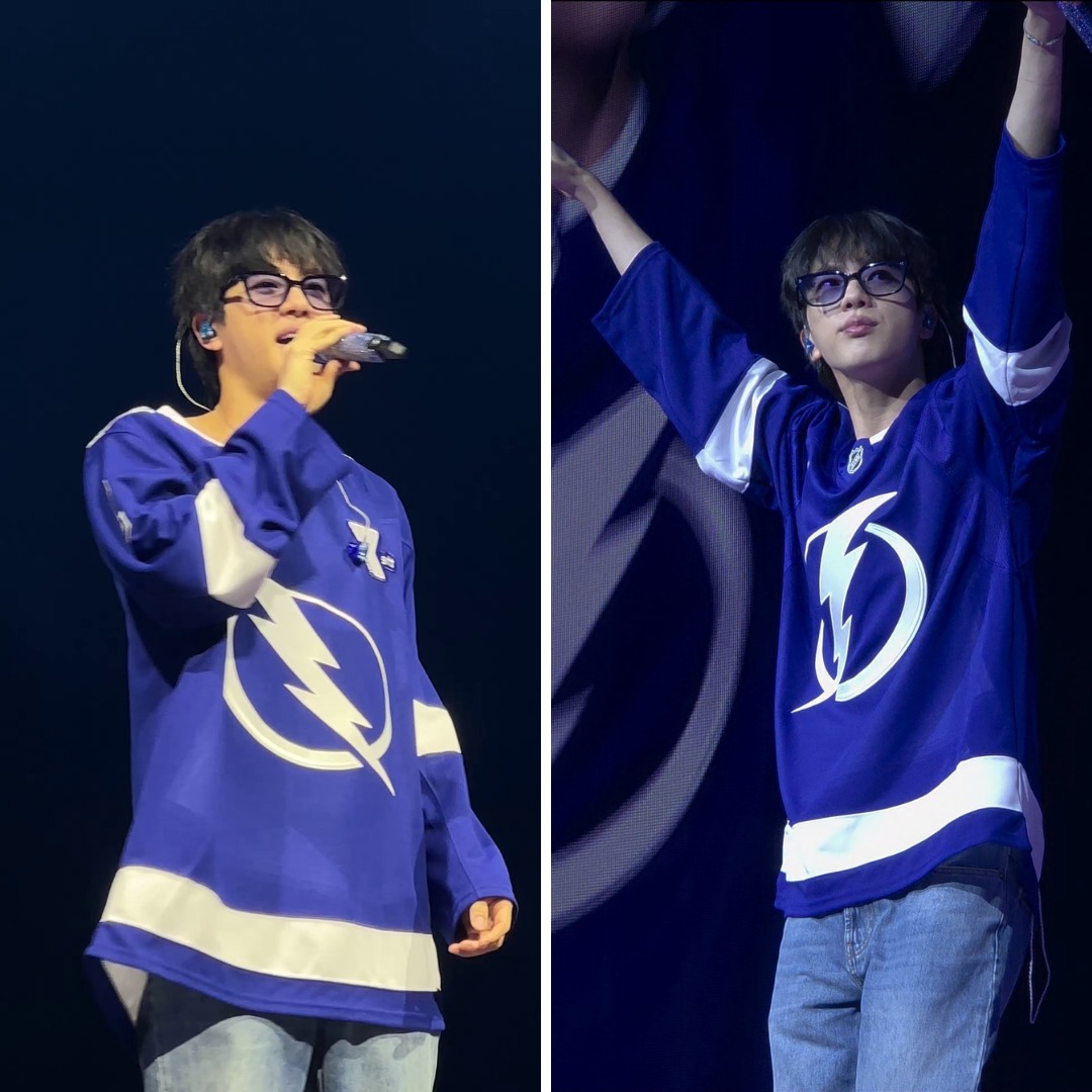 BTS Jin's emotional moment in Tampa concert