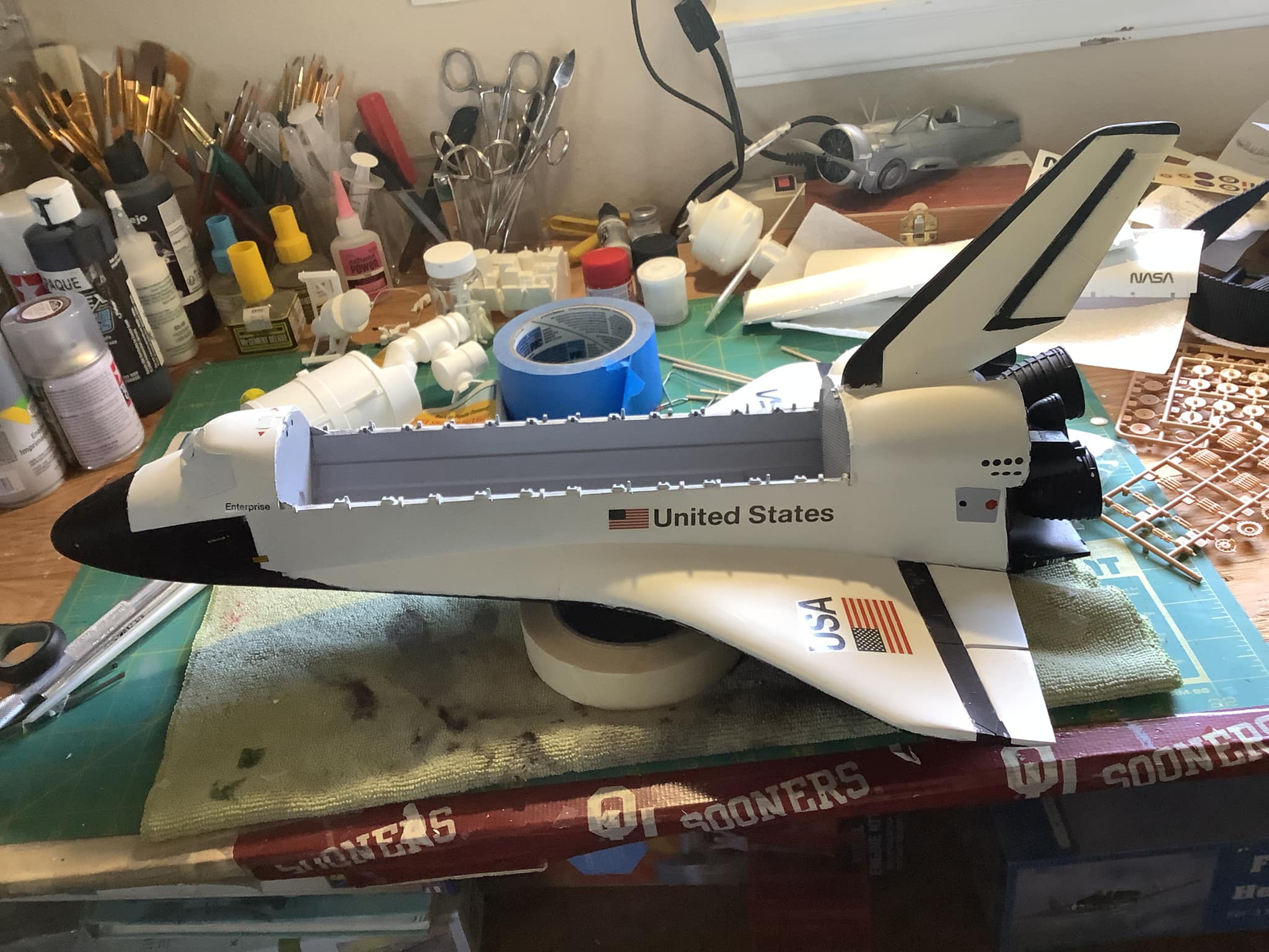 1/100 Space Shuttle Endeavour Card Model Update