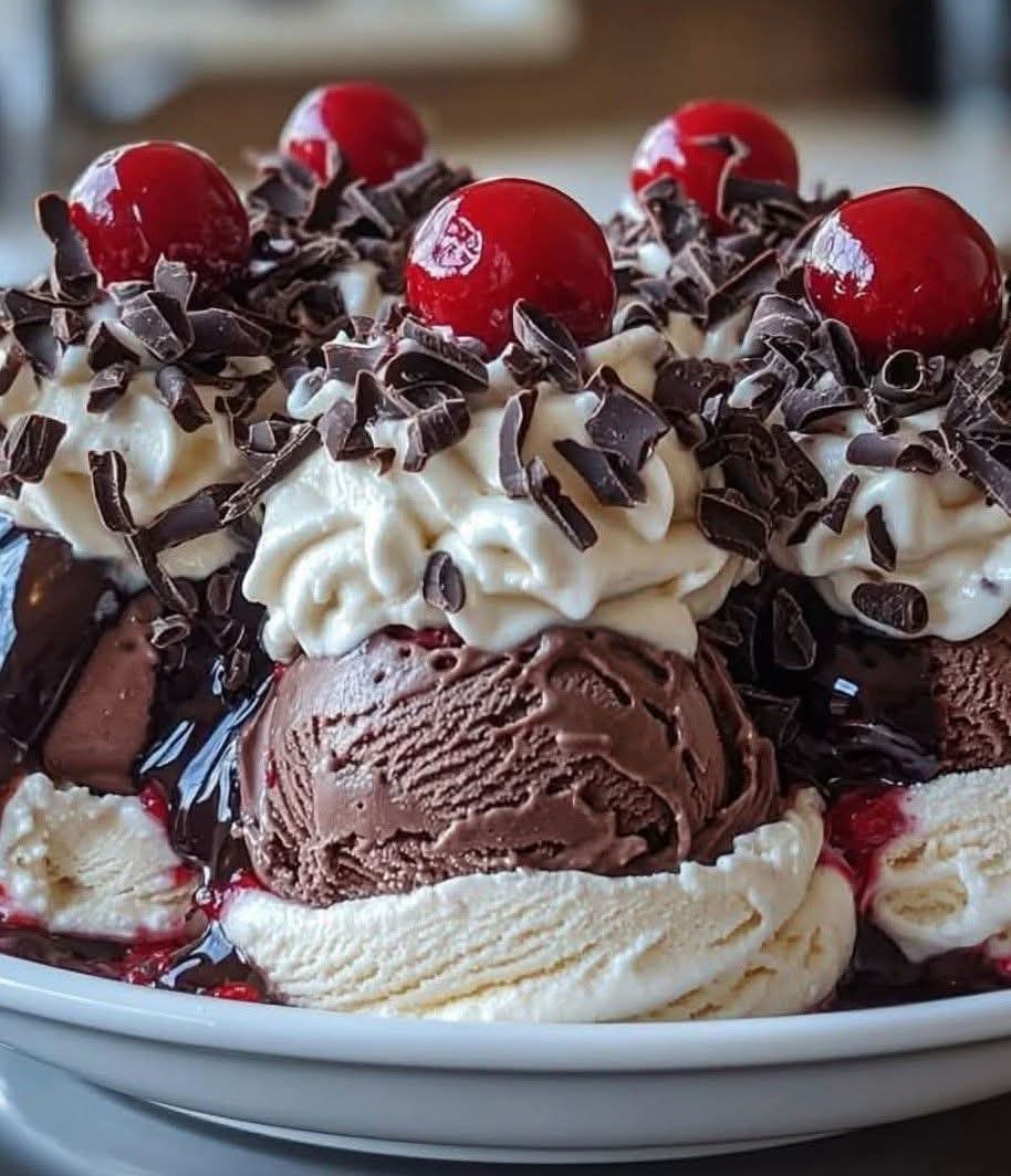Black forest sundae dessert recipe