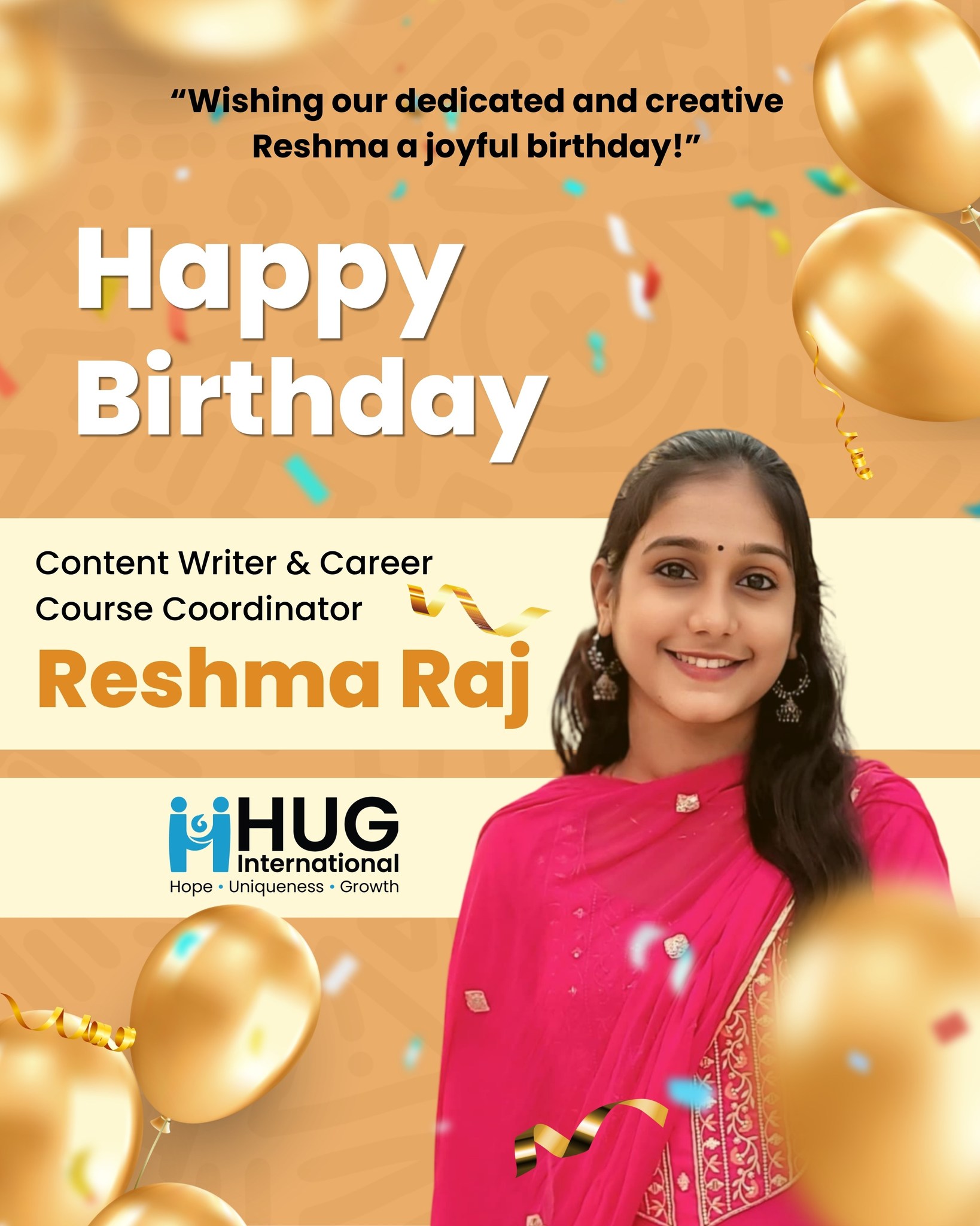 🎉 Today, we celebrate the birthday of... - HUG International | Facebook
