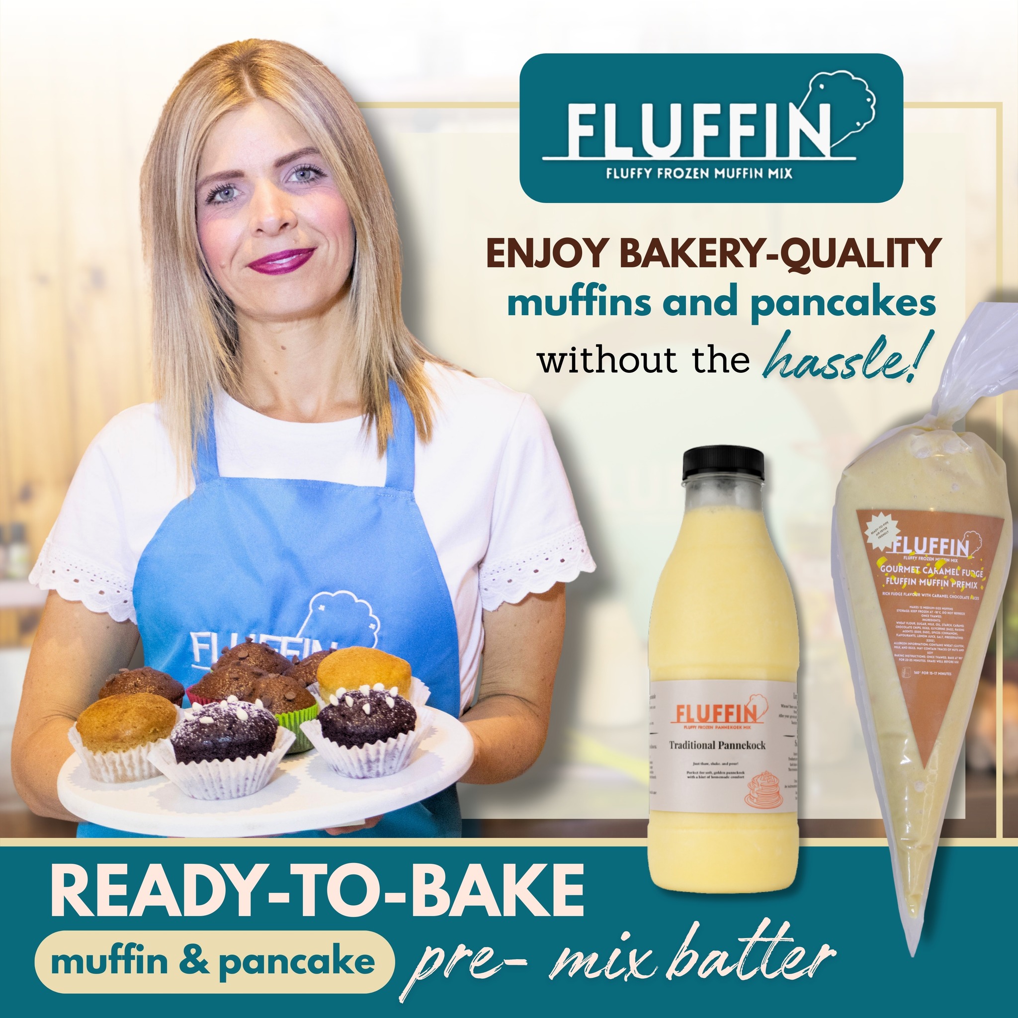 Fluffin Frozen Muffin Batter