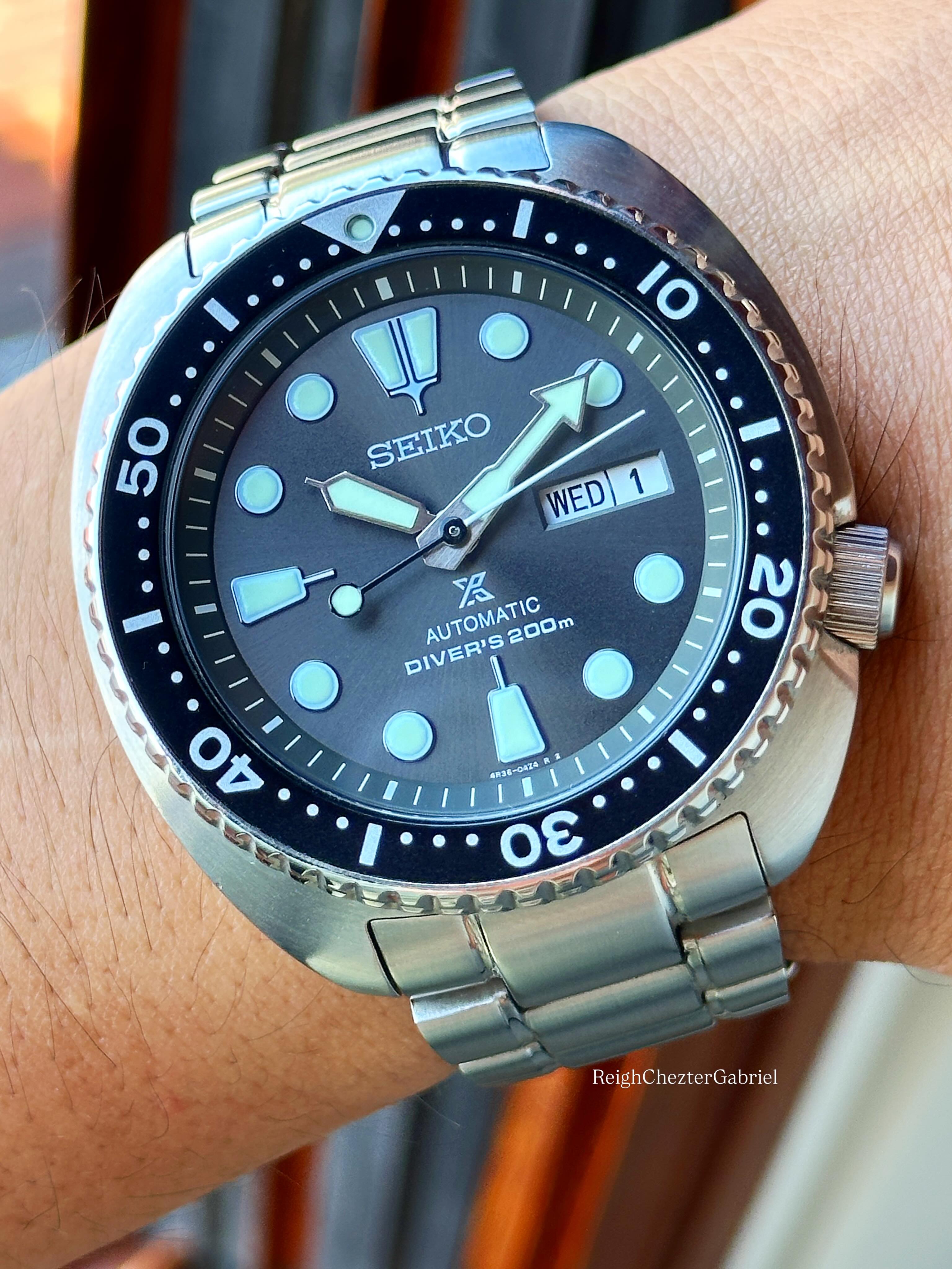 Seiko SRPC23 Sunburst Grey Dial 